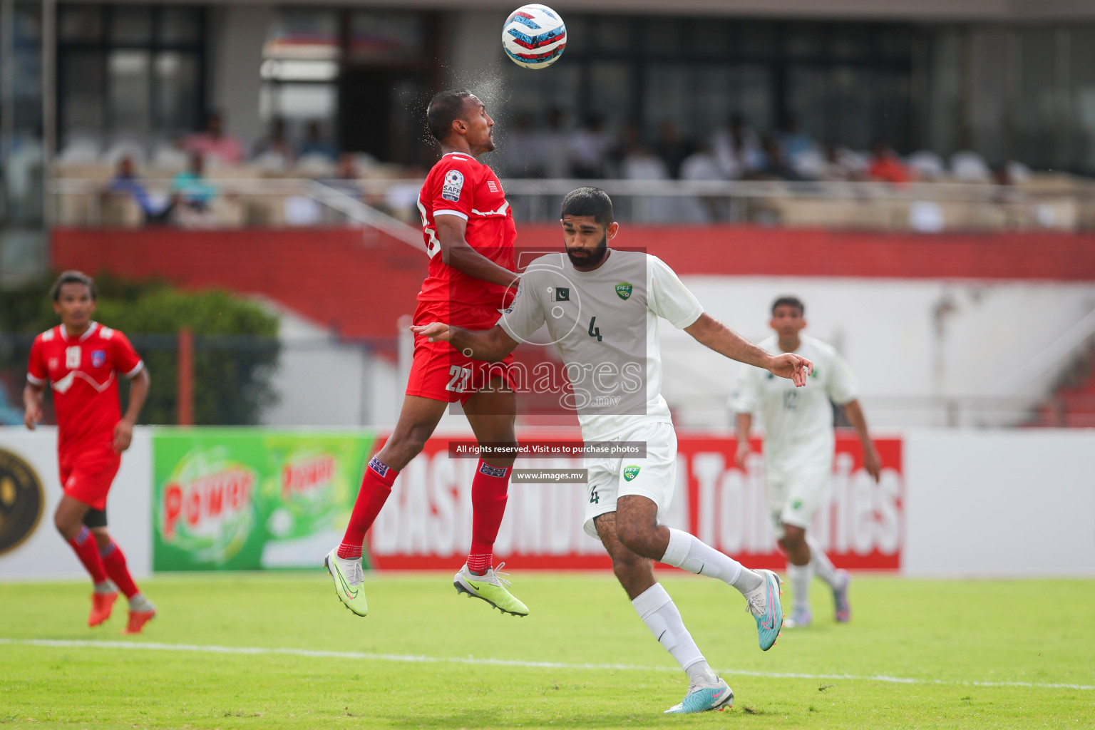 Nepal vs Pakistan in SAFF Championship 2023 held in Sree Kanteerava Stadium, Bengaluru, India, on Tuesday, 27th June 2023. Photos: Nausham Waheed, Hassan Simah / images.mv