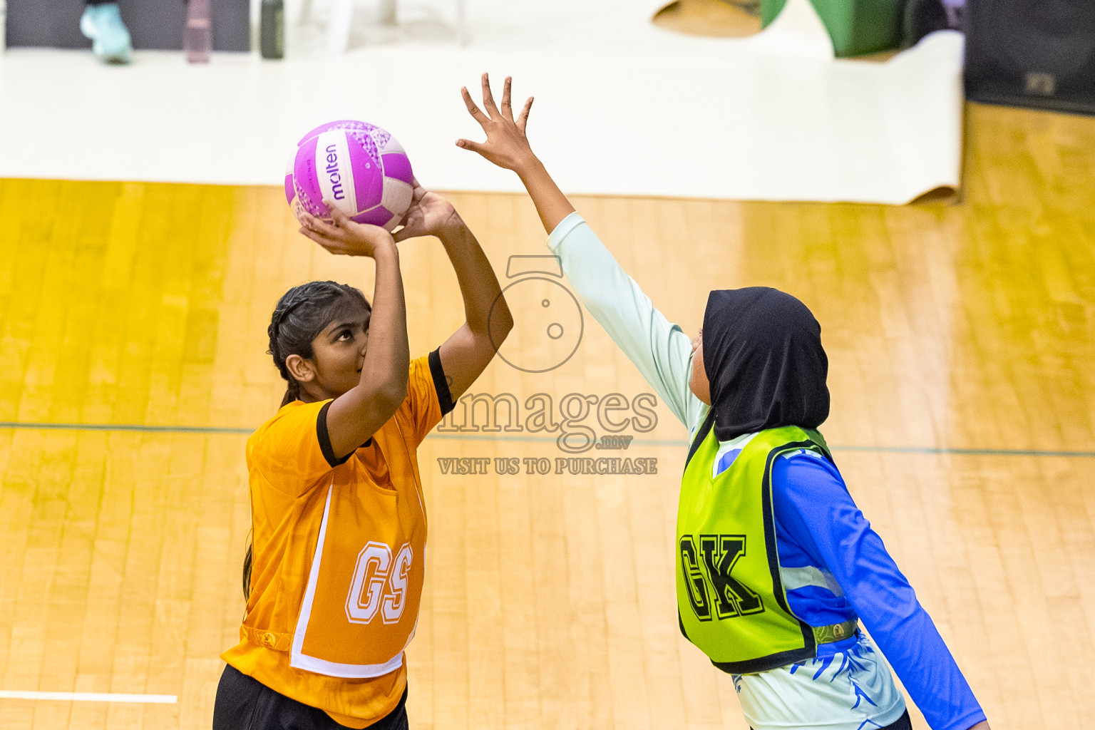 Day 8 of 24th Milo Netball Association Championship was held in Social Center at Male', Maldives on Monday, 8th September 2025. Photos: Mohamed Mahfooz Moosa / images.mv