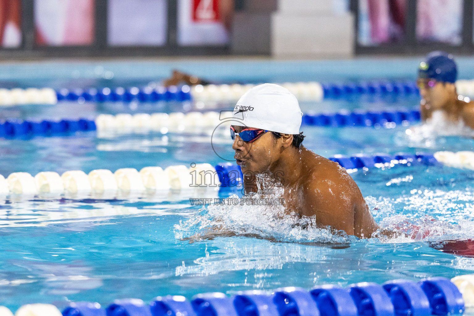 Day 7 of National Swimming Competition 2024 held in Hulhumale', Maldives on Thursday, 19th December 2024.
Photos: Ismail Thoriq / images.mv