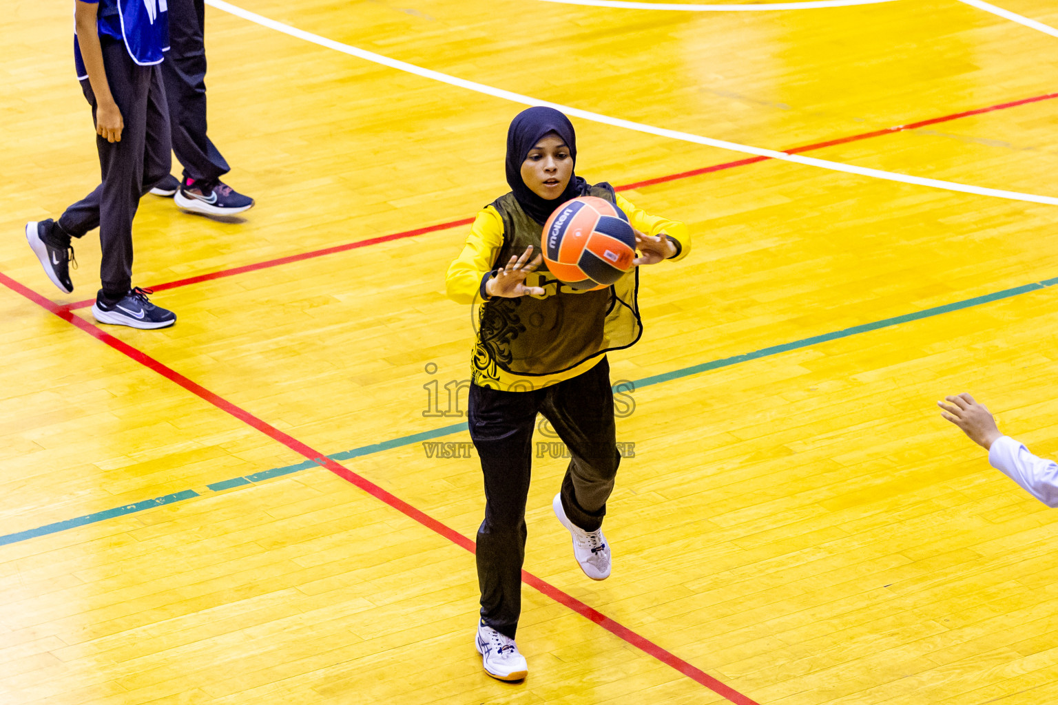 Day 10 of 25th Inter-School Netball Tournament was held in Social Center at Male', Maldives on Tuesday, 20th August 2024. Photos: Nausham Waheed / images.mv