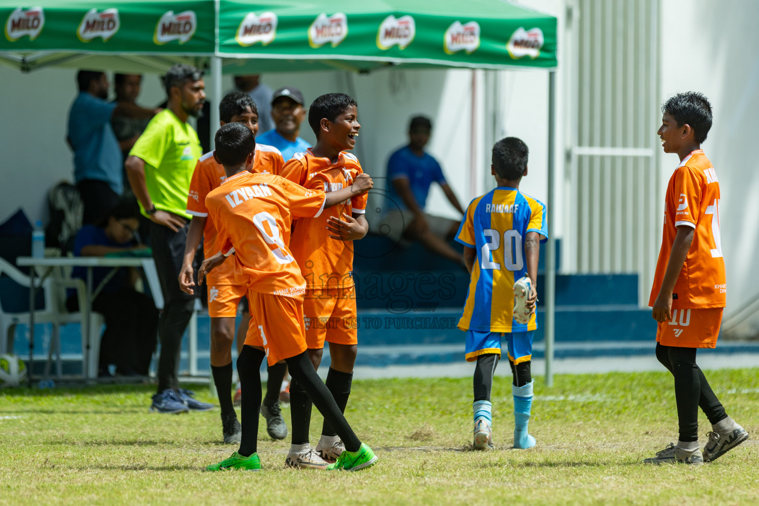 Day 3 of MILO Academy Championship 2025 (U-12) was held at Henveiru Stadium in Male', Maldives on Saturday, 3rd May 2025. 
Photos: Hassan Simah  / images.mv