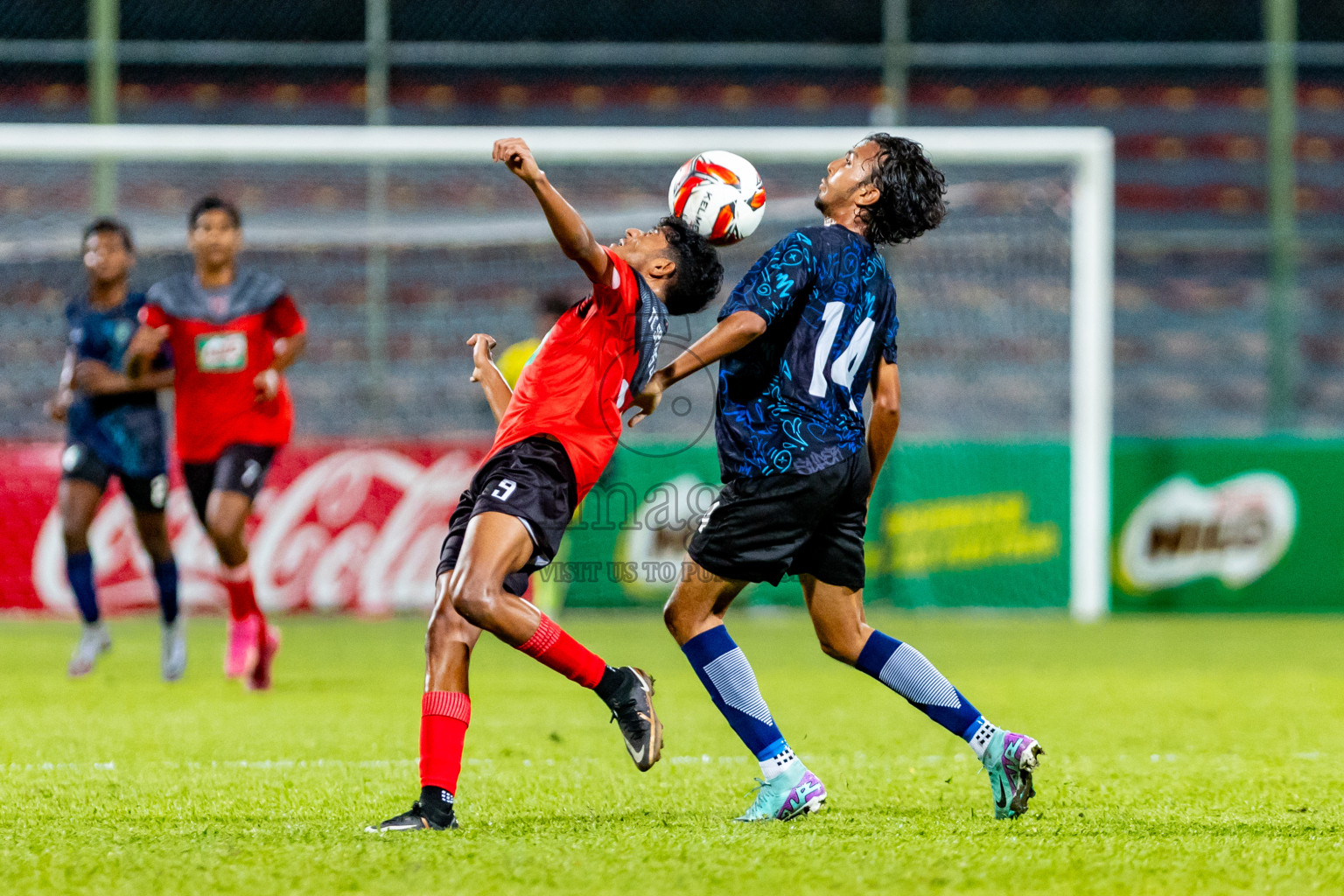 Super United Sports vs TC Sports Club in the Final of Under 19 Youth Championship 2024 was held at National Stadium in Male', Maldives on Monday, 1st July 2024. Photos: Nausham Waheed / images.mv