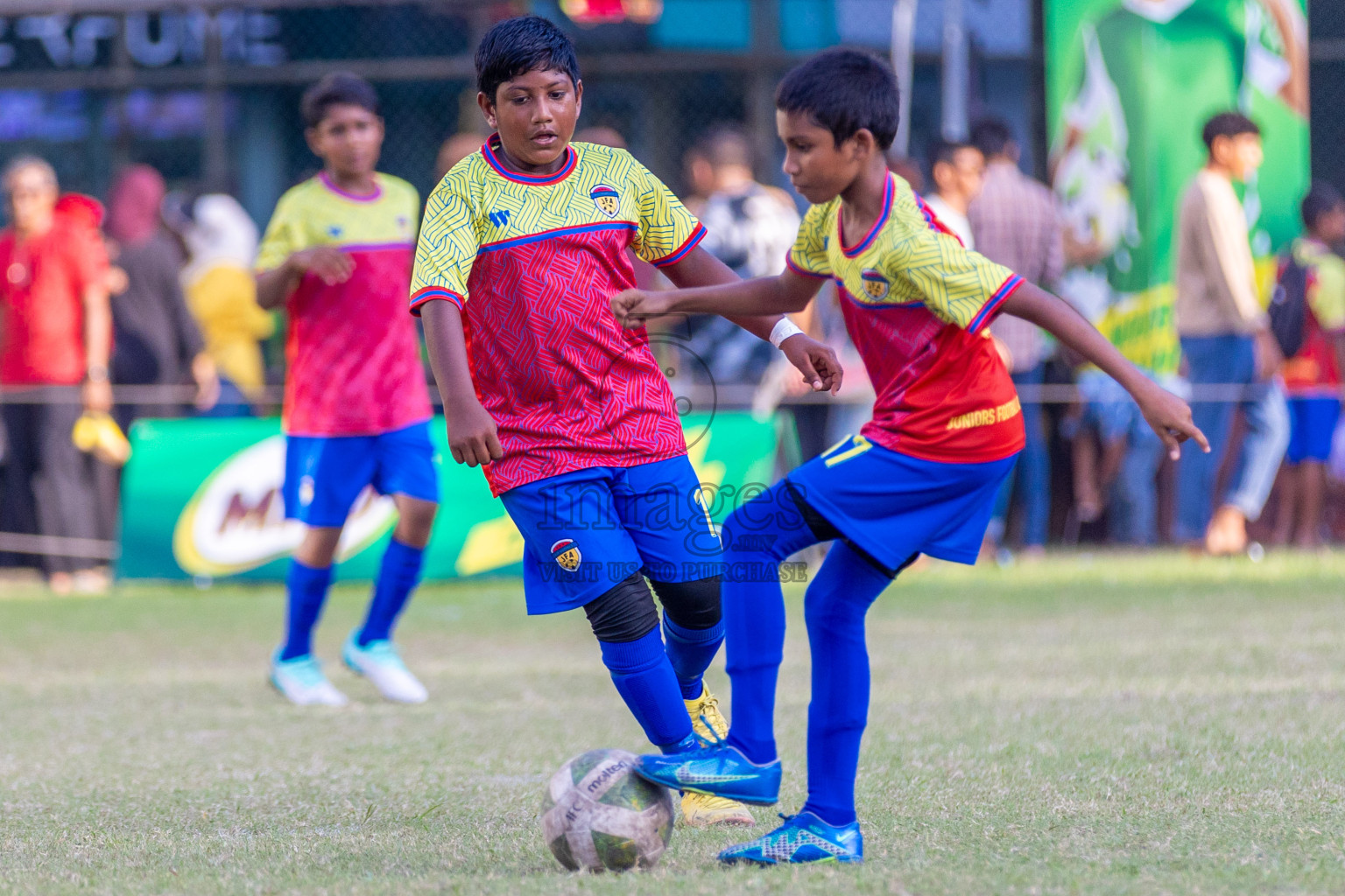 Day 2  of MILO Academy Championship 2024 - U12 was held at Henveiru Grounds in Male', Maldives on Thursday, 5th July 2024. Photos: Shuu Abdul Sattar / images.mv