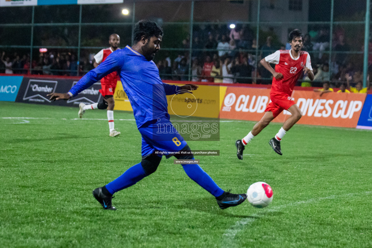 Customs RC vs Club Aasandha in Club Maldives Cup 2022 was held in Hulhumale', Maldives on Saturday, 15th October 2022. Photos: Hassan Simah/ images.mv