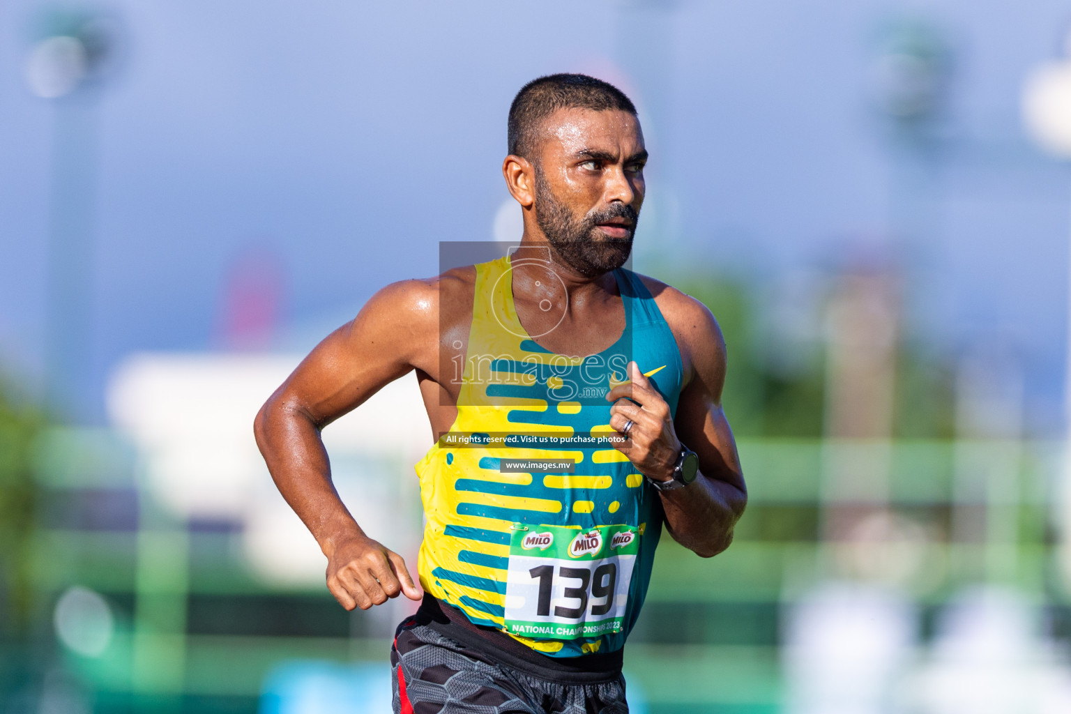 Day 2 of National Athletics Championship 2023 was held in Ekuveni Track at Male', Maldives on Saturday, 25th November 2023. Photos: Nausham Waheed / images.mv