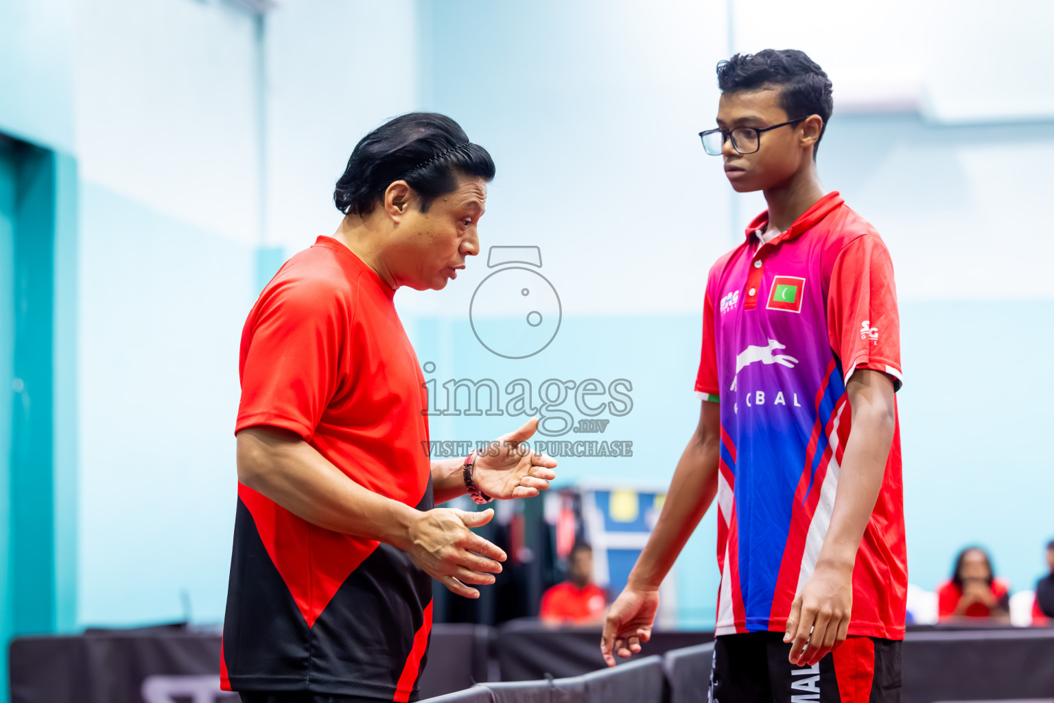 Finals of 30th Table Tennis Association Championship 2025 was held on Saturday, 20th September 2025 in Male' TT Hall, Male', Maldives. Photos: Nausham Waheed / images.mv