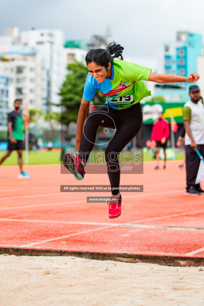 Day 2 of National Athletics Championship 2023 was held in Ekuveni Track at Male', Maldives on Friday, 24th November 2023. Photos: Hassan Simah / images.mv