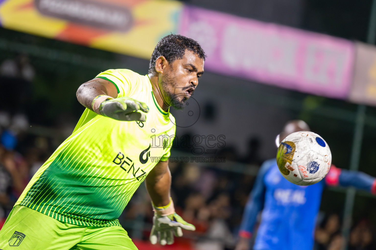 Th Dhiyamigili vs Th Vilufushi  in Day 6 of Golden Futsal Challenge 2025 on Friday, 6th January 2025, in Hulhumale', Maldives
Photos: Ismail Thoriq / images.mv