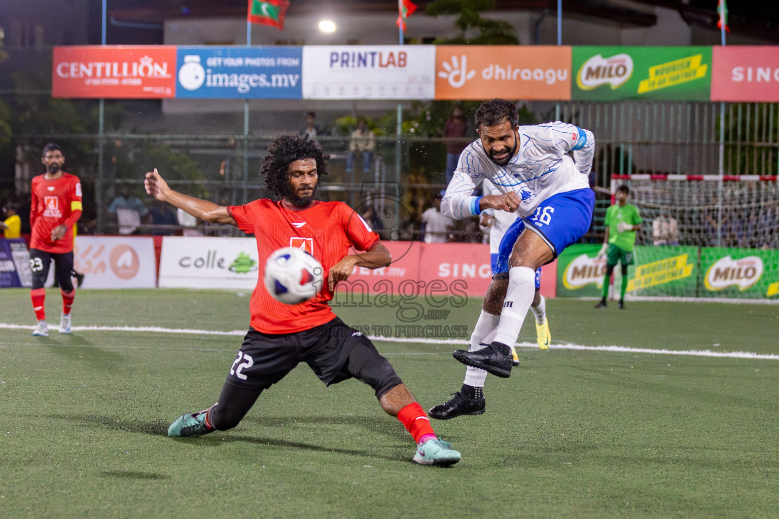 United BML vs Team MTCC in Club Maldives Cup 2024 held in Rehendi Futsal Ground, Hulhumale', Maldives on Saturday, 28th September 2024. 
Photos: Hassan Simah / images.mv