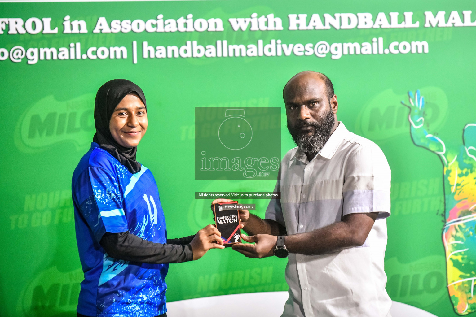 Final of Milo 6th Inter Office Handball Tournament 2022 - Photos by Nausham Waheed