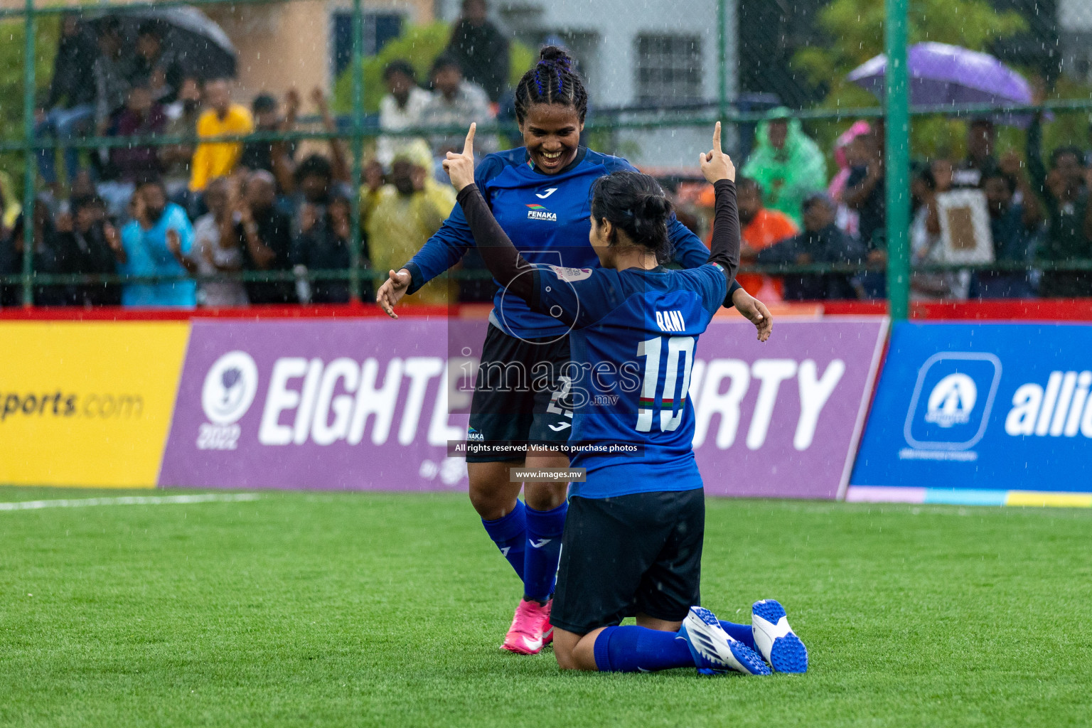 WAMCO vs Team Fenaka in Eighteen Thirty Women's Futsal Fiesta 2022 was held in Hulhumale', Maldives on Friday, 14th October 2022. Photos: Hassan Simah / images.mv