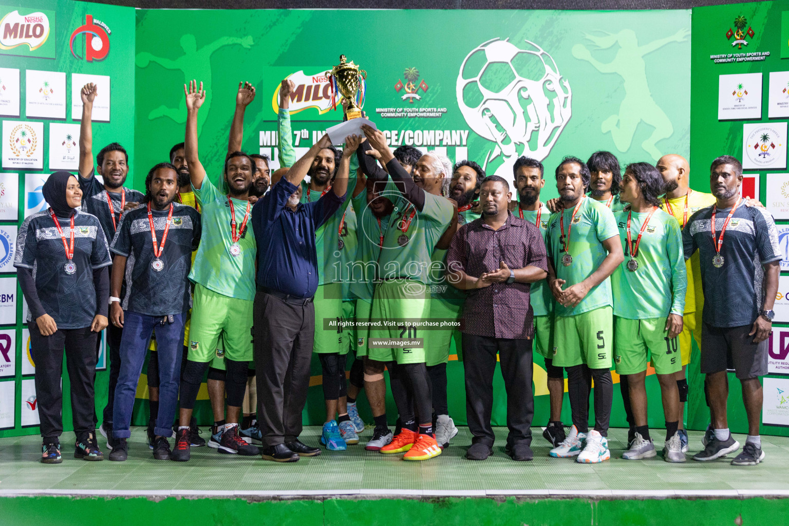 1st Division Final of 7th Inter-Office/Company Handball Tournament 2023, held in Handball ground, Male', Maldives on Monday, 24th October 2023 Photos: Nausham Waheed/ Images.mv