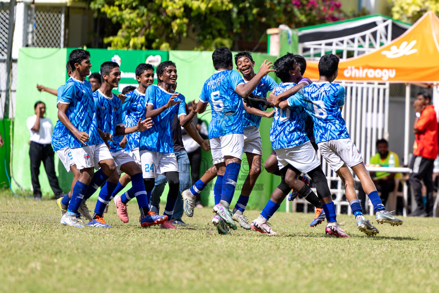 Day 4 of MILO Academy Championship 2024 (U-14) was held in Henveyru Stadium, Male', Maldives on Sunday, 3rd November 2024. 
Photos: Hassan Simah / Images.mv