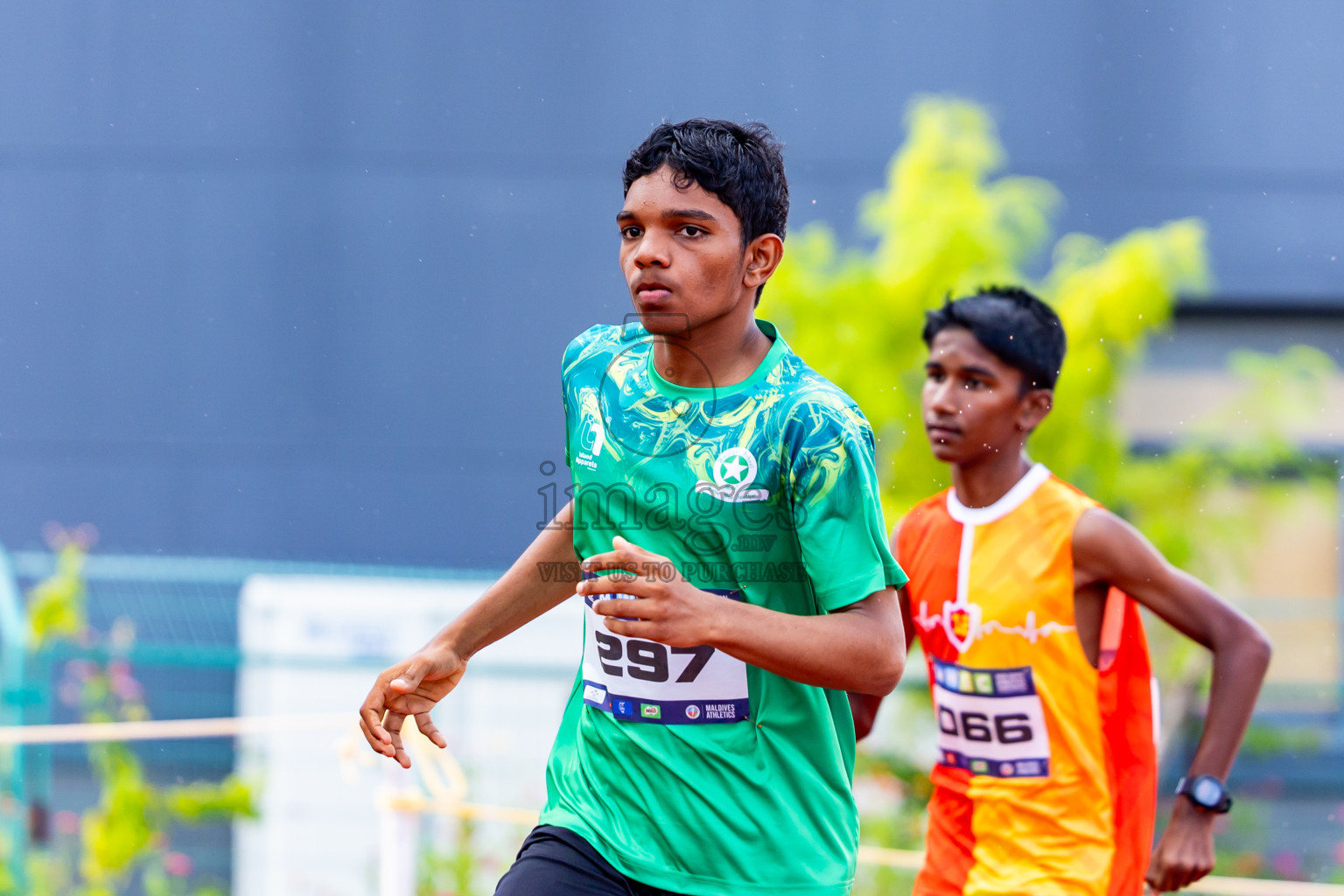 Day 3 of MWSC Interschool Athletics Championships 2024 held in Hulhumale Running Track, Hulhumale, Maldives on Monday, 11th November 2024. Photos by:  Nausham Waheed / Images.mv