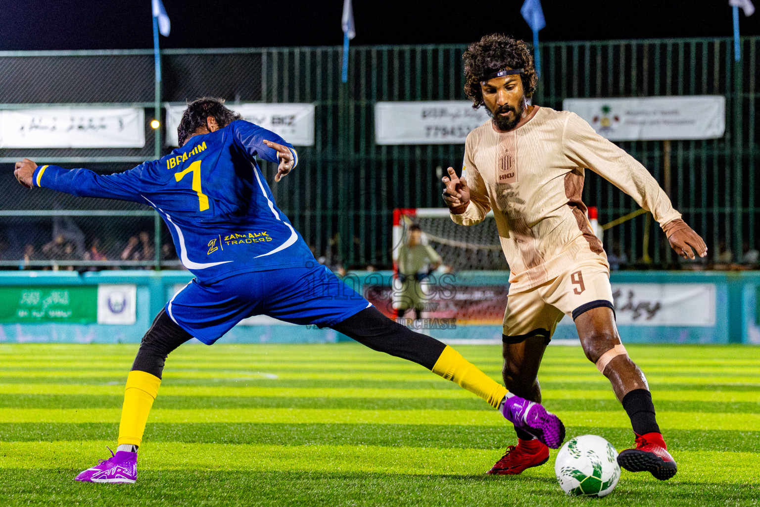 Dee Cee Jay SC vs Fools SC in Semi Finals of Laamehi Dhiggaru Ekuveri Futsal Challenge 2025 was held on Sunday, 27th July 2025, at Dhiggaru Futsal Ground, Dhiggaru, Maldives Photos: Nausham Waheed  / images.mv