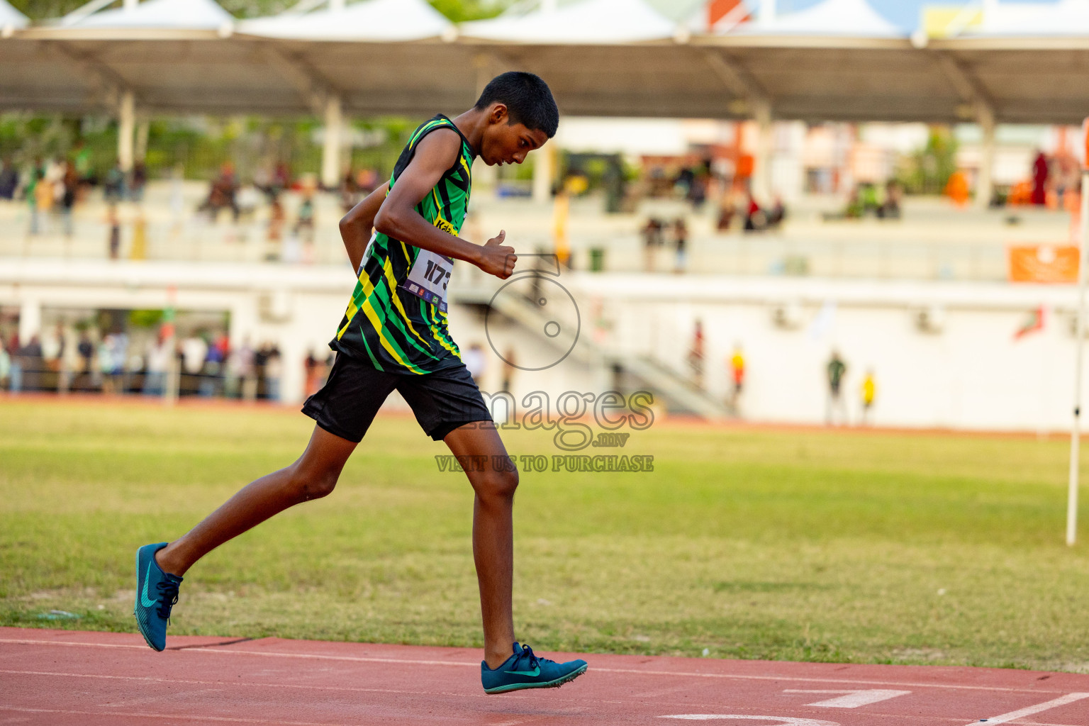 Day 2 of MWSC Interschool Athletics Championships 2024 held in Hulhumale Running Track, Hulhumale, Maldives on Sunday, 10th November 2024. 
Photos by: Hassan Simah / Images.mv