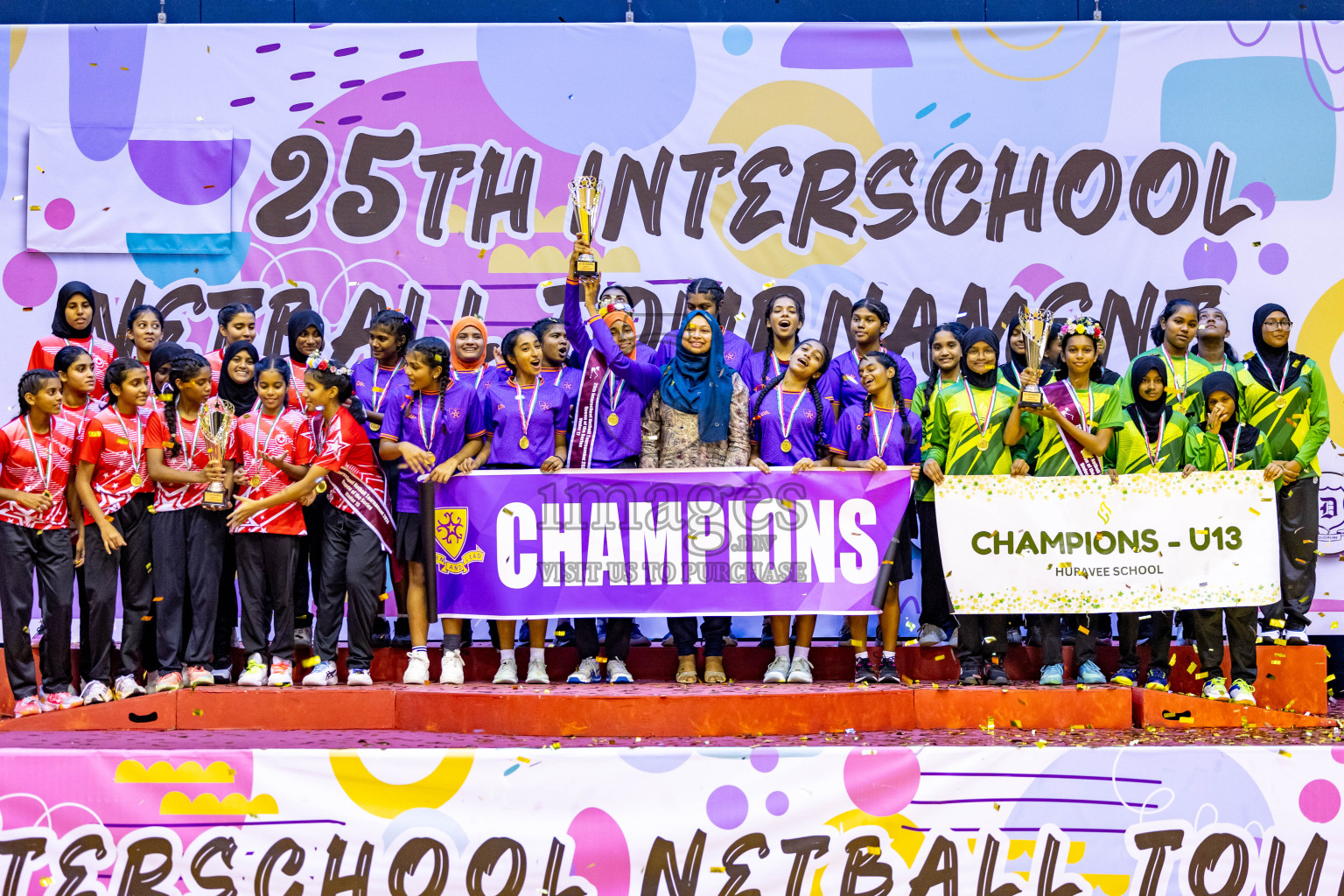 Closing Ceremony of Inter-school Netball Tournament held in Social Center at Male', Maldives on Monday, 26th August 2024. Photos: Hassan Simah / images.mv