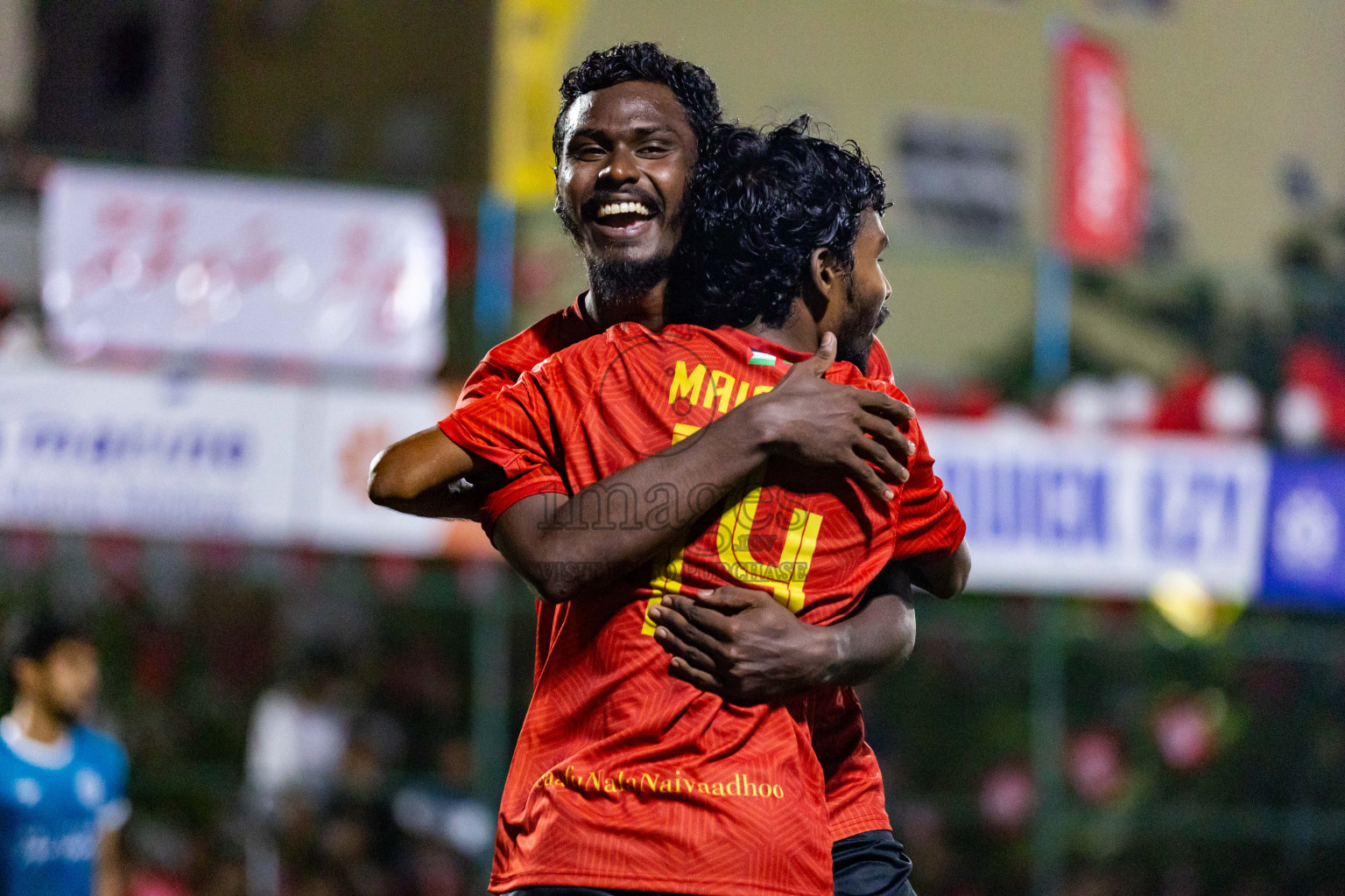 HDh Naivaadhoo vs HDh Nolhivaran in Day 23 of Golden Futsal Challenge 2024 was held on Tuesday , 6th February 2024 in Hulhumale', Maldives Photos: Nausham Waheed / images.mv