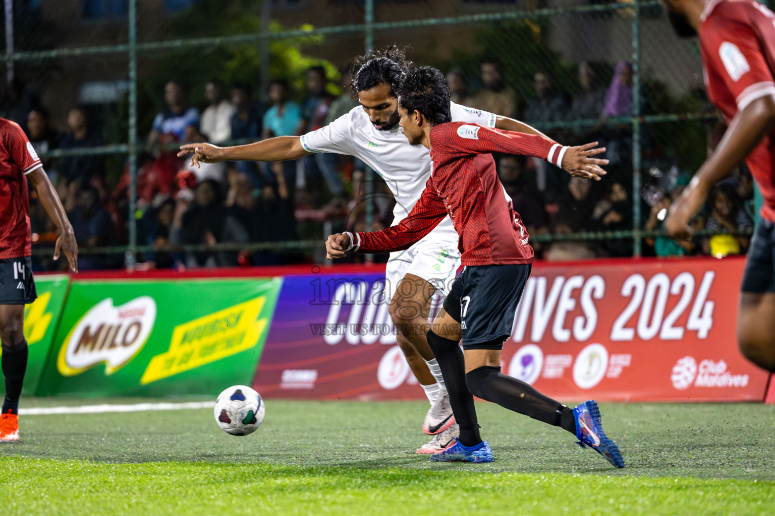 CLUB 220 vs TEAM MCC in Club Maldives Classic 2024 held in Rehendi Futsal Ground, Hulhumale', Maldives on Sunday, 15th September 2024. Photos: Mohamed Mahfooz Moosa / images.mv