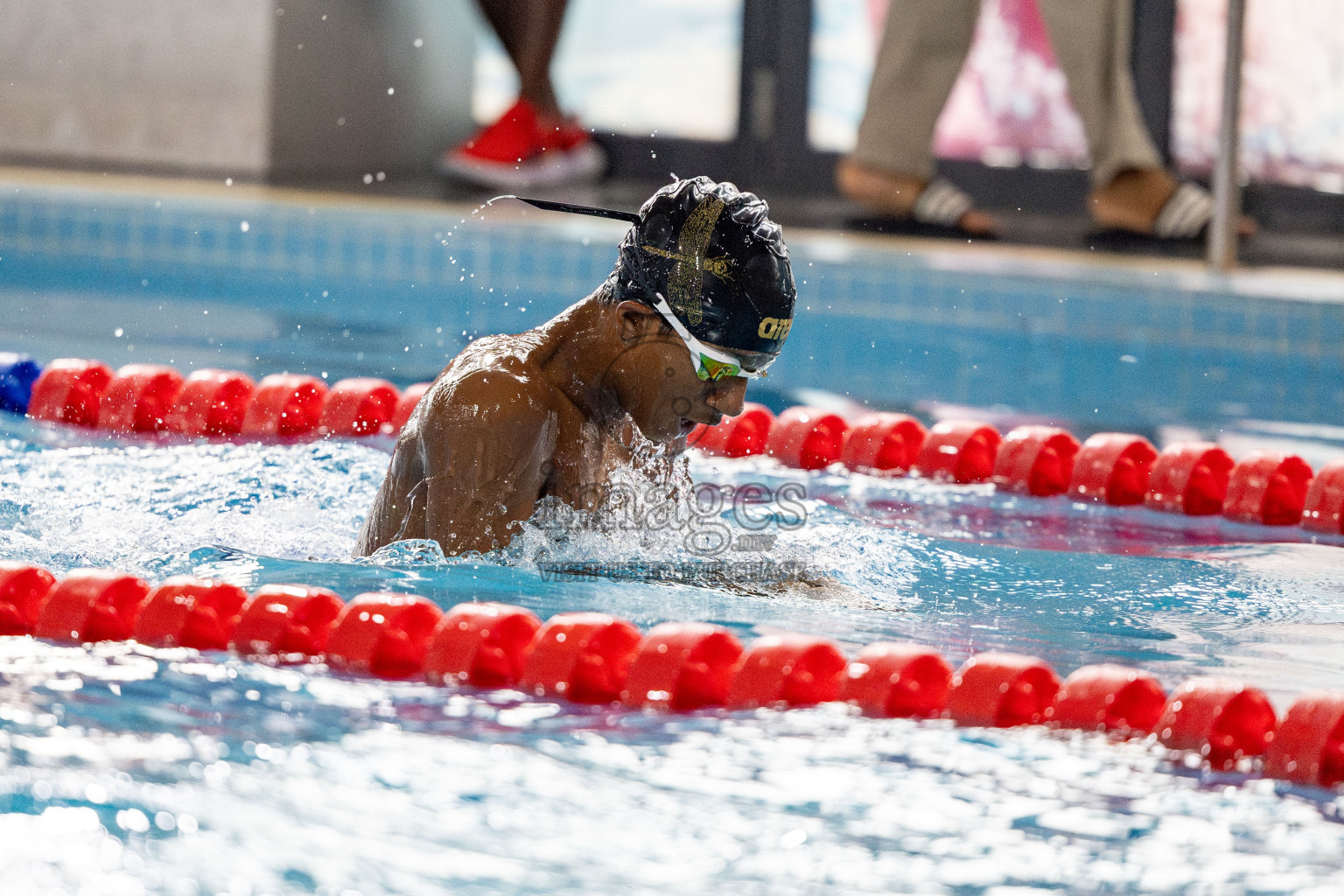 Day 5 of National Swimming Competition 2024 held in Hulhumale', Maldives on Tuesday, 17th December 2024. 
Photos: Hassan Simah / images.mv