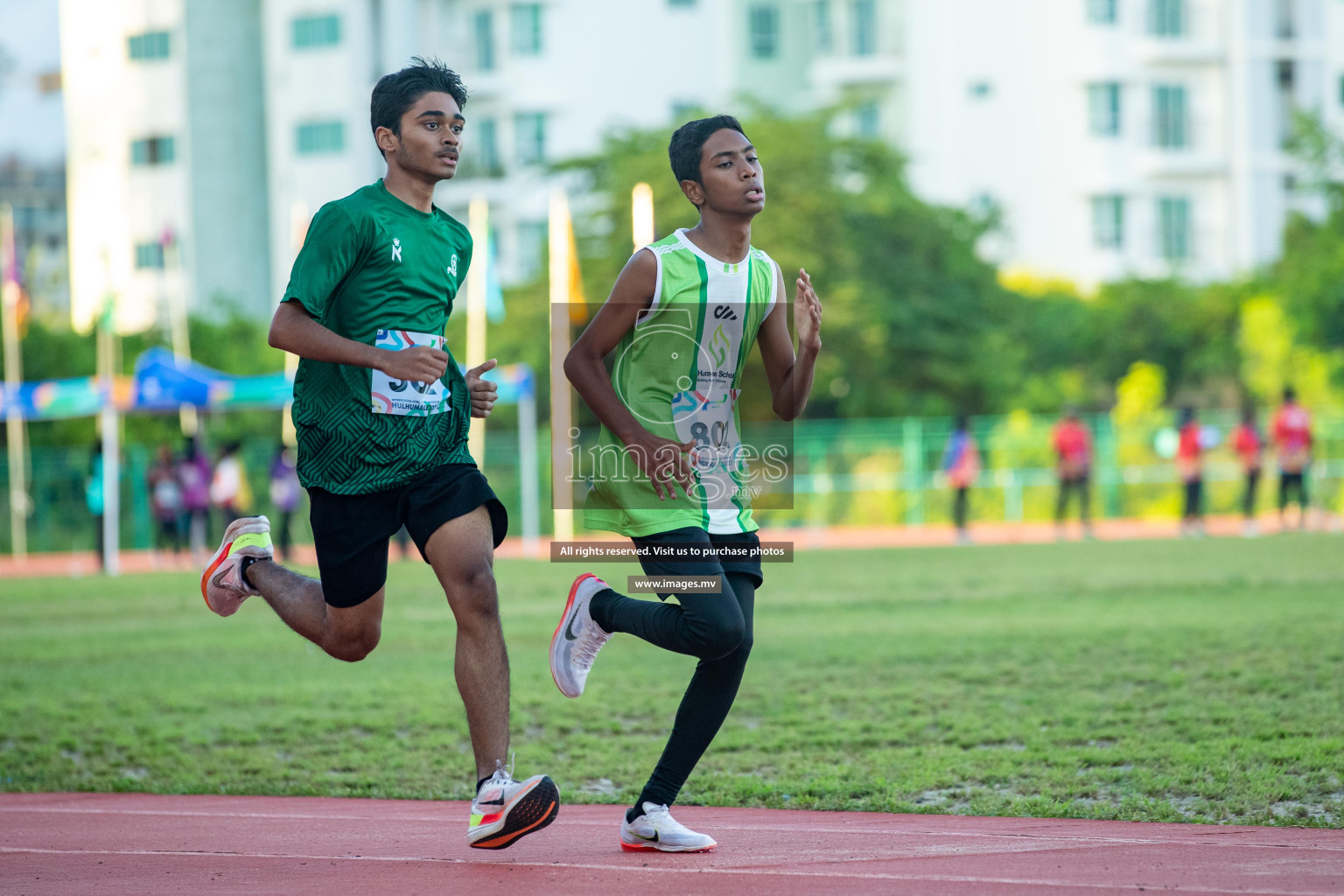 Day two of Inter School Athletics Championship 2023 was held at Hulhumale' Running Track at Hulhumale', Maldives on Sunday, 15th May 2023. Photos: Nausham Waheed / images.mv