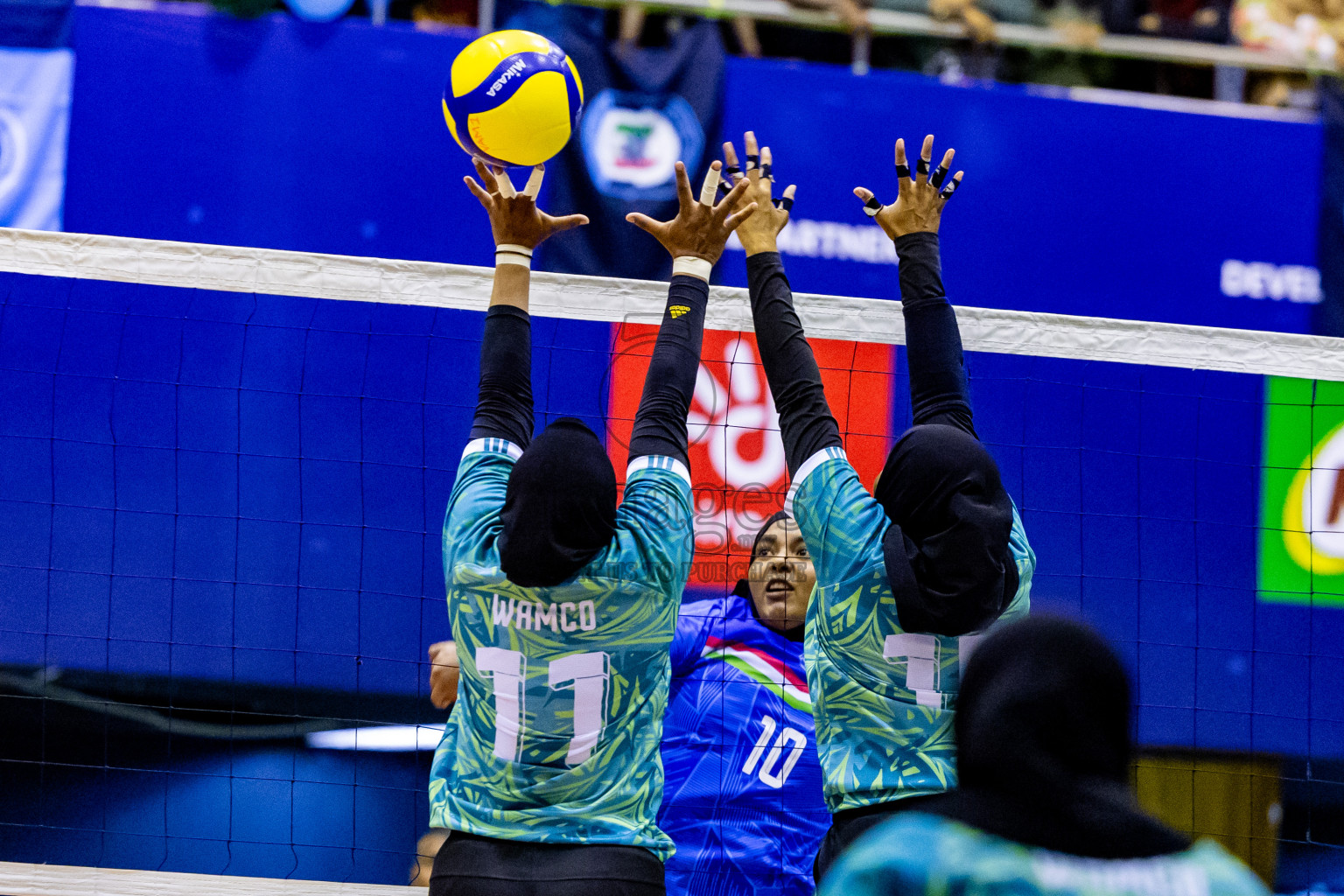 Final of Women's Division of Milo VAM Cup 2024 held in Male', Maldives on Saturday, 13th July 2024 at Social Center Indoor Hall Photos By: Nausham Waheed / images.mv