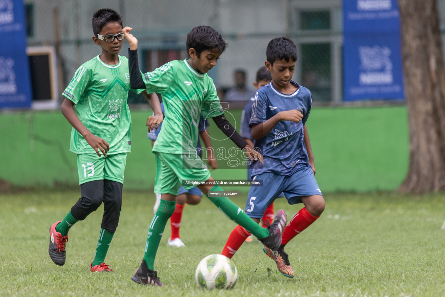 Day 1 of Nestle kids football fiesta, held in Henveyru Football Stadium, Male', Maldives on Wednesday, 11th October 2023 Photos: Shut Abdul Sattar/ Images.mv