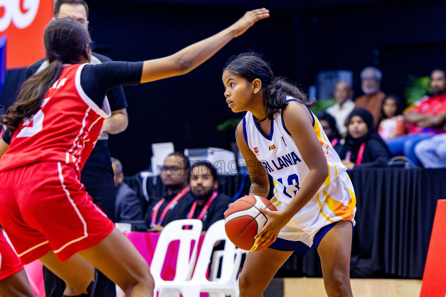 Maldives vs SriLanka in Day 2 of Under 16 Woman's Asian Cup SABA Qualifiers 2025 was held in Social Center, Male', Maldives on Friday, 13th June 2025. Photos: Nausham Waheed / images.mv