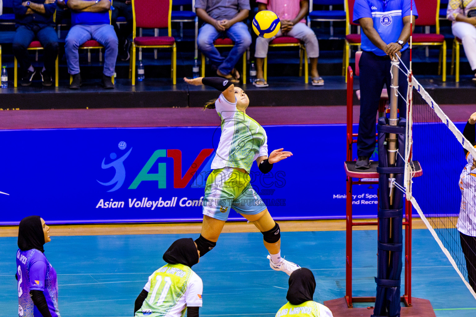 Wamco vs Flexor Sports Club Day 3 of Women's Division of Milo VAM Cup 2025 held in Male', Maldives on Friday, 11th April 2025 at Social Center Indoor Hall Photos By: Nausham Waheed / images.mv
