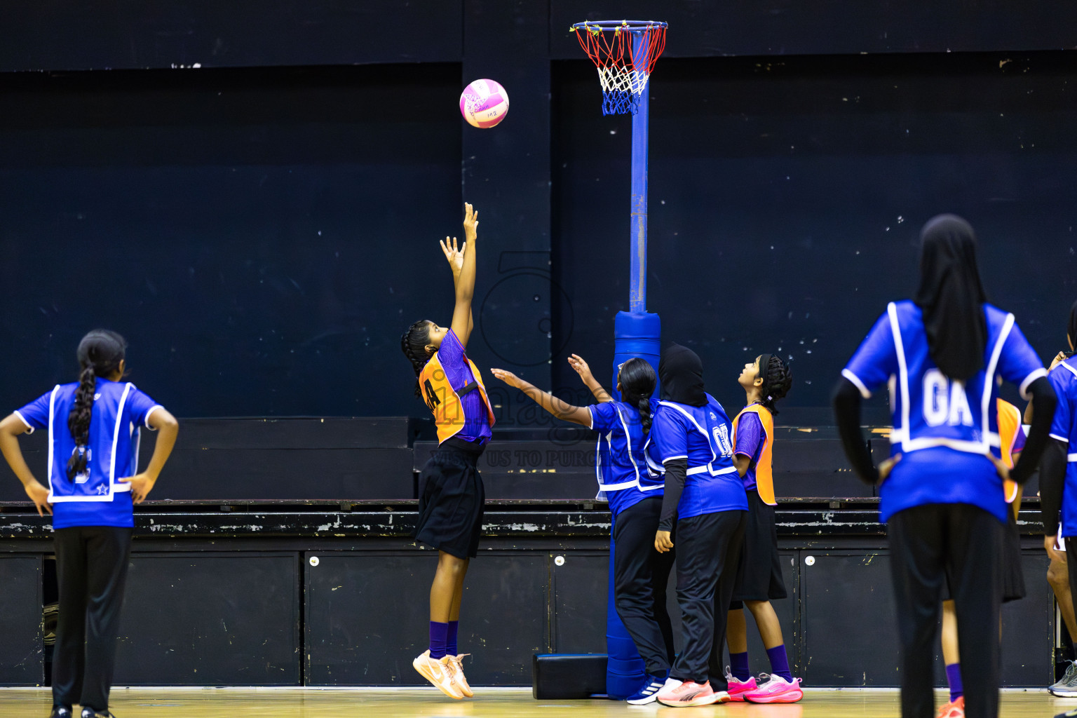 Day 1 of Inter-School Netball Tournament 2025 was held in Social Center Indoor Hall on Saturday, 18th October 2025. Photos: Areef Adam / images.mv