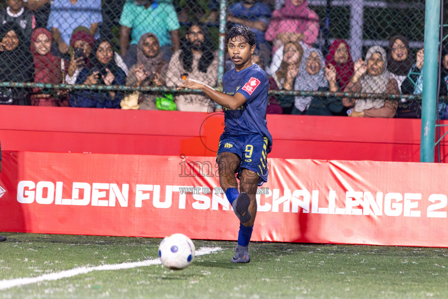 M Muli vs M Naalaafushi in Day 12 of Golden Futsal Challenge 2025 was held on Thursday, 16th January 2025, in Hulhumale', Maldives.
Photos: Hassan Simah / images.mv