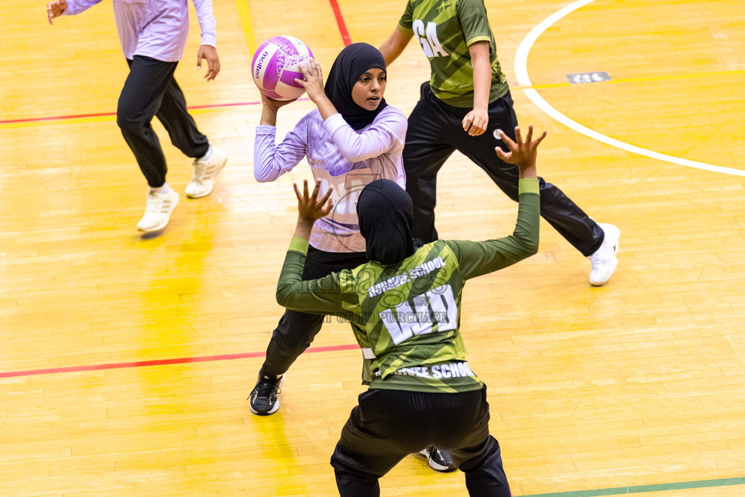 Day 15 of 26th Inter-School Netball Tournament 2025 was held in Social Center Indoor Hall on Wednesday, 5th November 2025. Photos: Mohamed Mahfooz Moosa, Raaif Yoosuf / images.mv