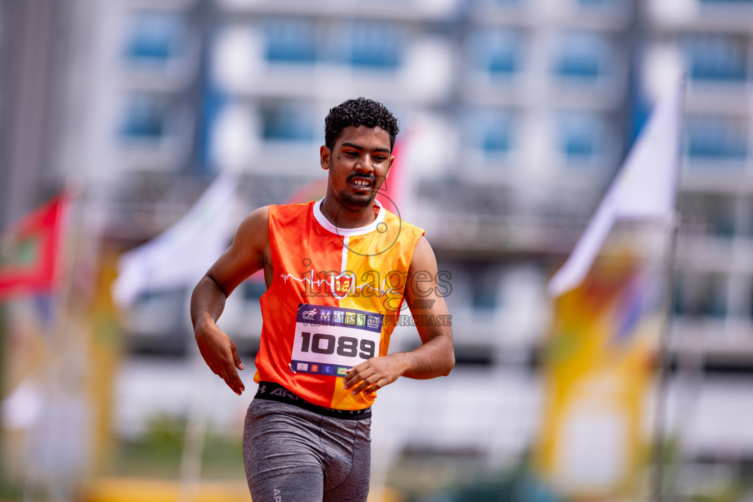 Day 3 of MWSC Interschool Athletics Championships 2024 held in Hulhumale Running Track, Hulhumale, Maldives on Monday, 11th November 2024. 
Photos by: Hassan Simah / Images.mv