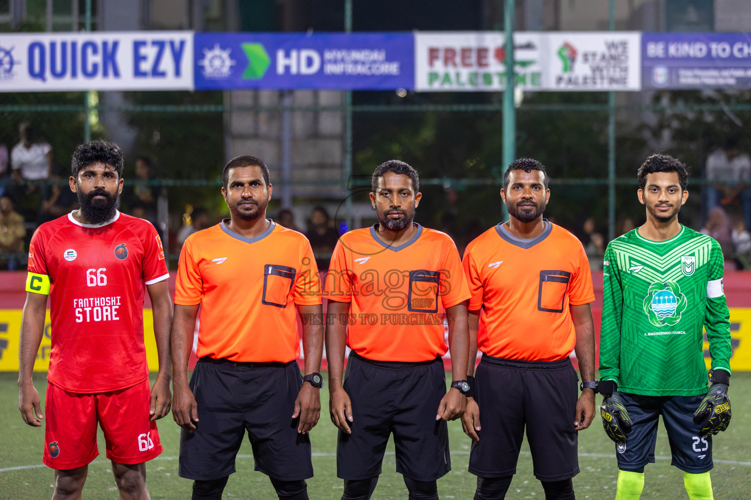 F Dharanboodhoo vs F Magoodhoo in Day 8 of Golden Futsal Challenge 2024 was held on Monday, 22nd January 2024, in Hulhumale', Maldives Photos: Mohamed Mahfooz Moosa / images.mv