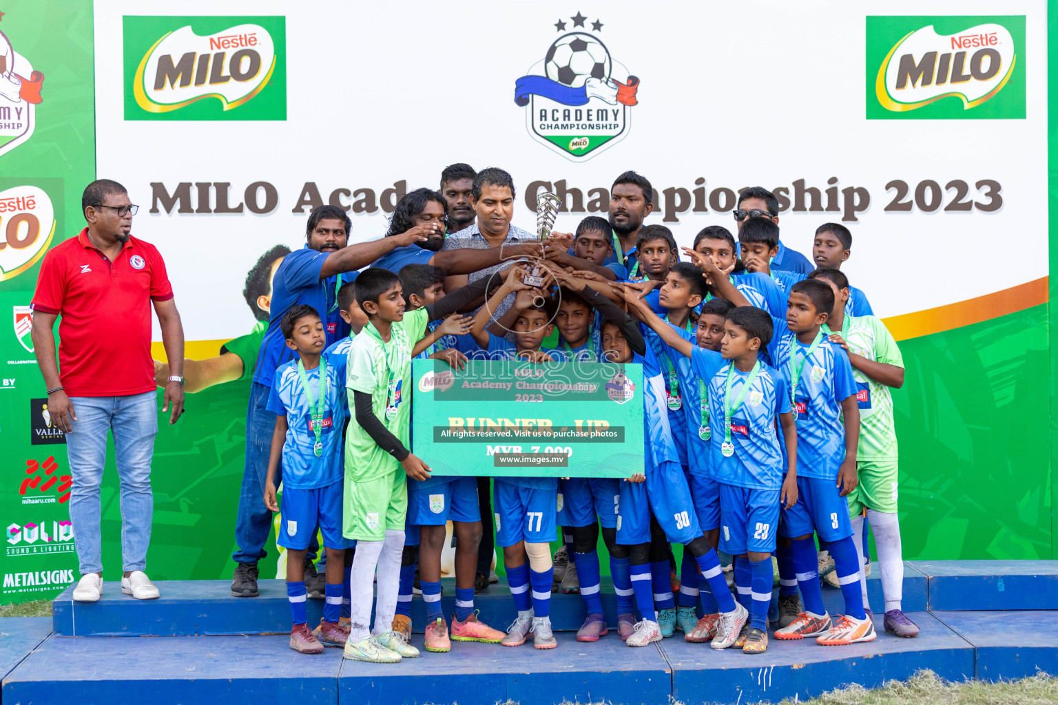 Day 2 of MILO Academy Championship 2023 (U12) was held in Henveiru Football Grounds, Male', Maldives, on Saturday, 19th August 2023. Photos: Nausham Waheedh / images.mv