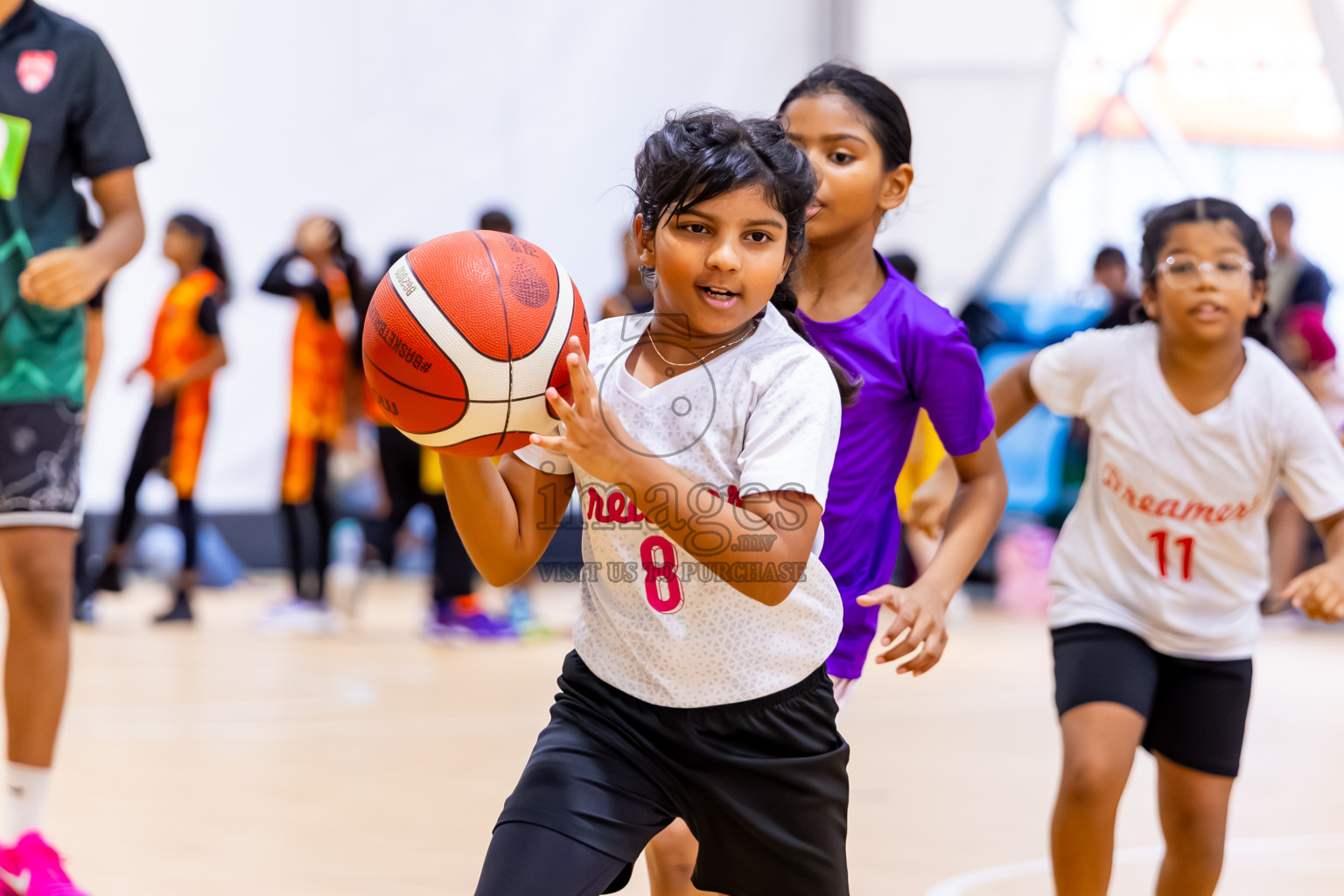 Day 3 of Milo 5 x 5 Junior Challenge 2025 - Basketball tournament held in Basketball Training Center, Male', Maldives on Saturday, 11th October 2025. Photos by: Nausham Waheed, Hassan Simah / Images.mv