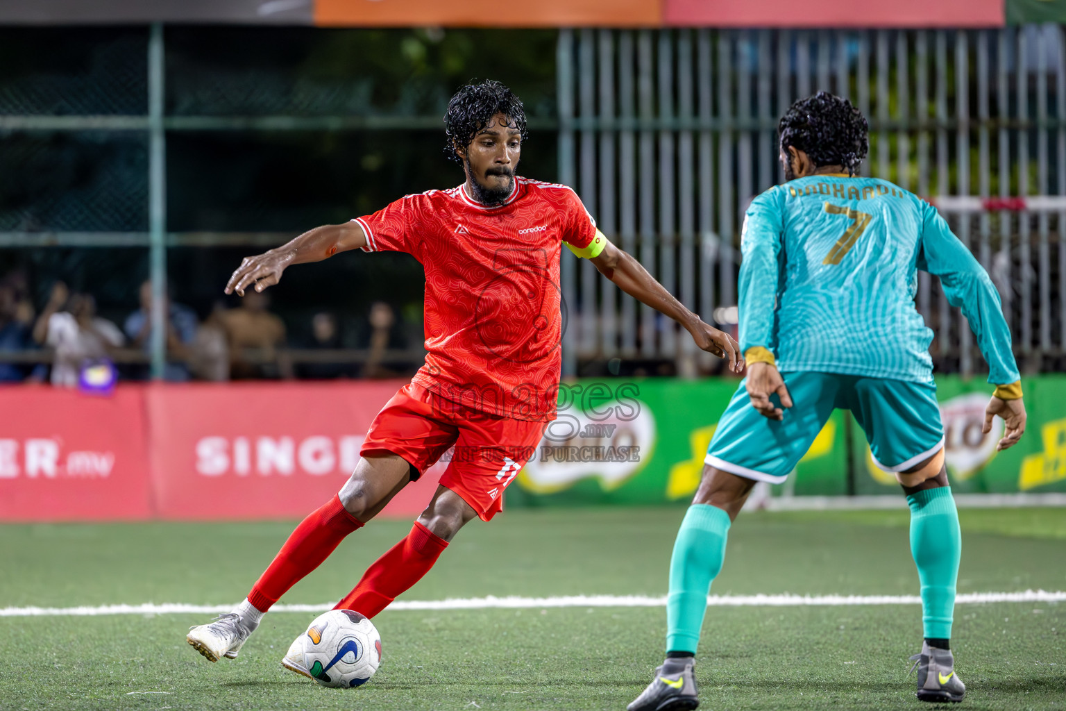 Maldivian vs Ooredoo in Club Maldives Cup 2024 held in Rehendi Futsal Ground, Hulhumale', Maldives on Thursday, 3rd October 2024.
Photos: Ismail Thoriq / images.mv