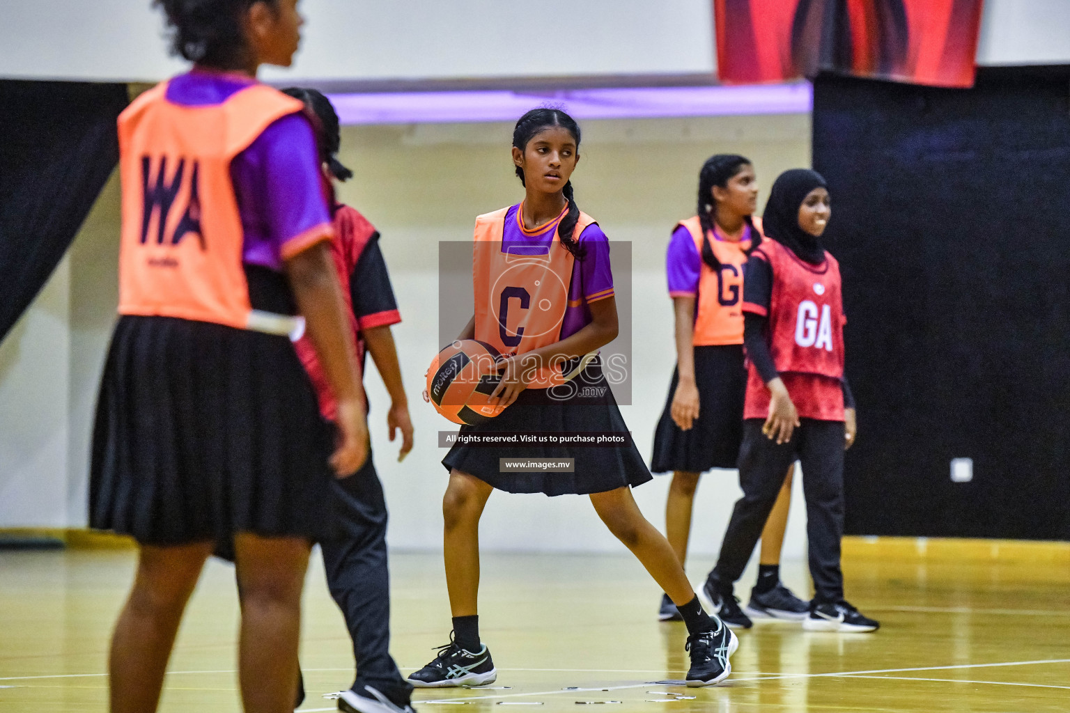 Day 12 of 23rd Inter-School Netball Tournament was held in Male', Maldives on 3rd November 2022. Photos: Nausham Waheed / images.mv