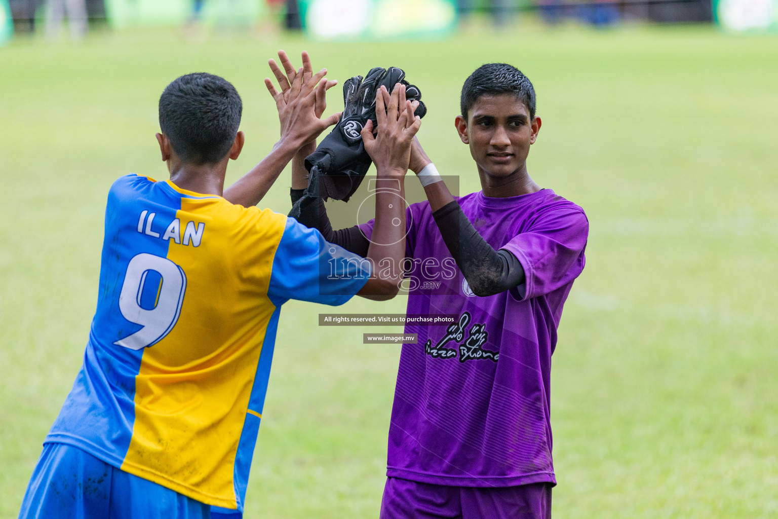 Day 1 of MILO Academy Championship 2023 (u14) was held in Henveyru Stadium Male', Maldives on 3rd November 2023. Photos: Nausham Waheed / images.mv