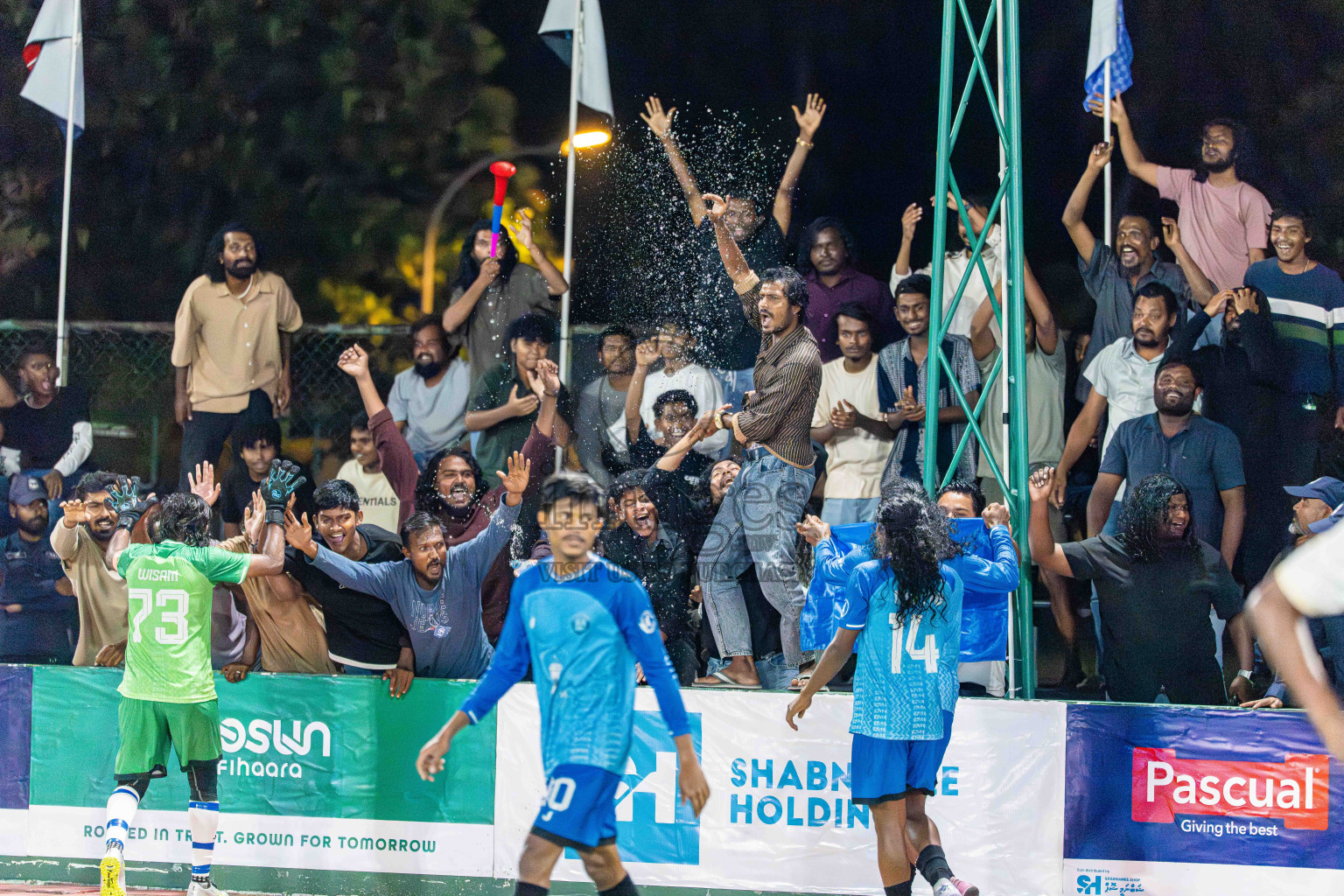 Foemathi VS Lecrose SC in Day 5 - Fonadhoo Youth Futsal Challenge 2025 held in Fonadhoo Futsal Stadium, L. Fonadhoo, Maldives on Thursday, 30th October 2025 Photos: Arif Rasheed / images.mv