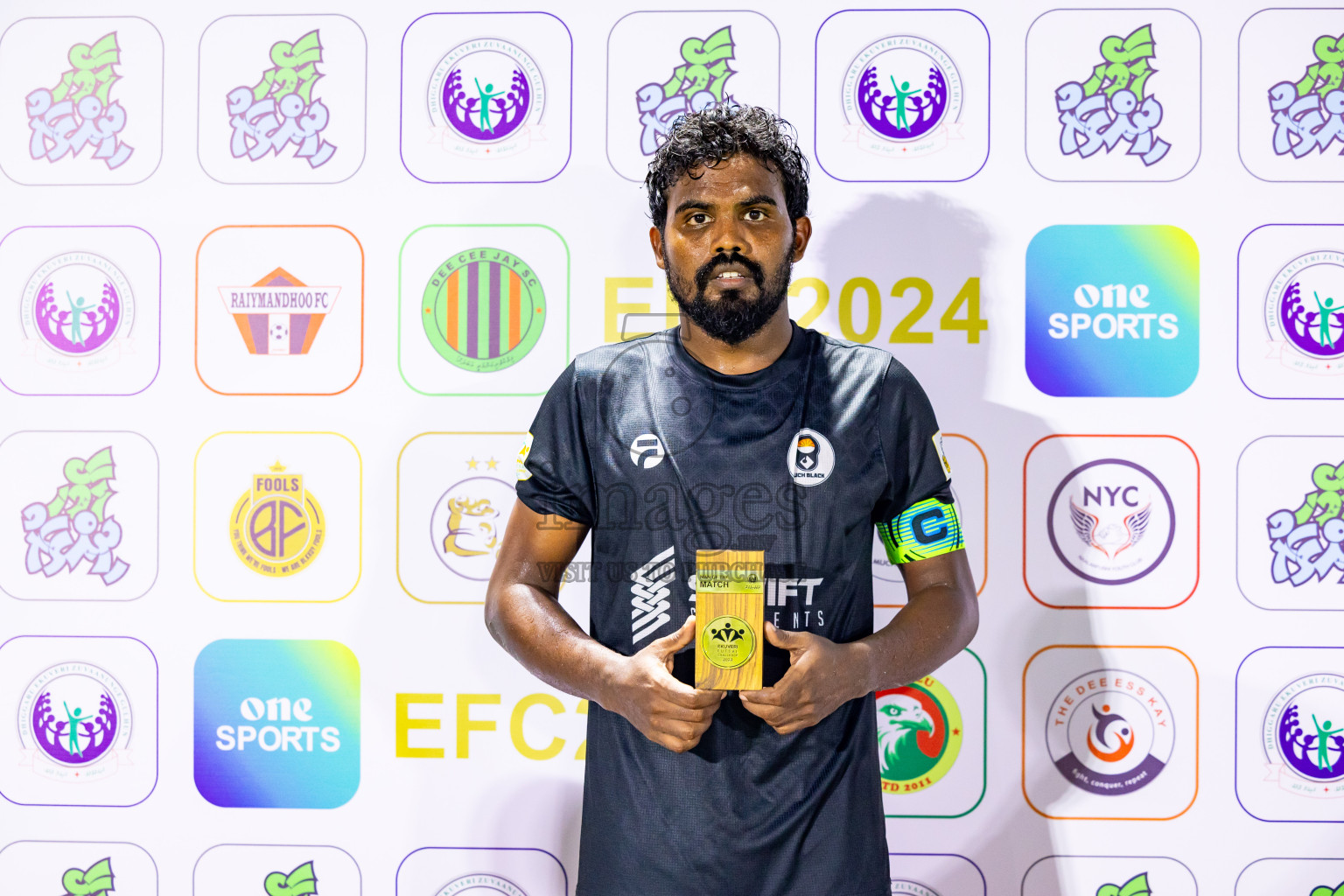 Much Black vs Naalaafushi YC in Day 1 of Laamehi Dhiggaru Ekuveri Futsal Challenge 2024 was held on Friday, 26th July 2024, at Dhiggaru Futsal Ground, Dhiggaru, Maldives Photos: Nausham Waheed / images.mv