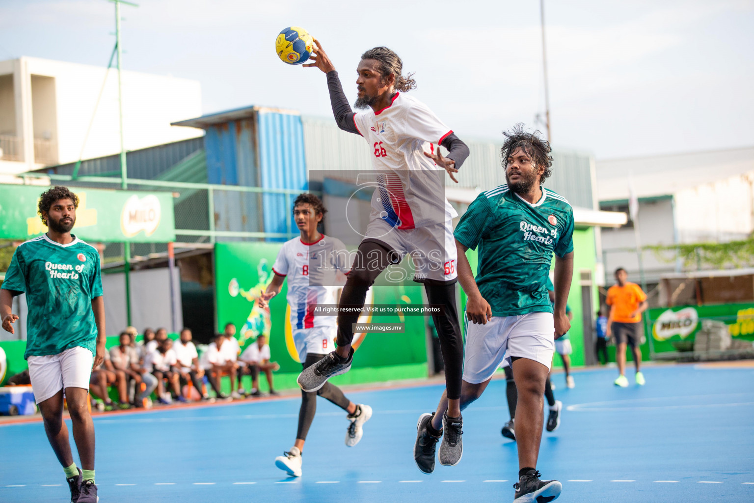 Milo 8th National Handball Tournament Day3, 17th December 2021, at Handball Ground, Male', Maldives. Photos by Shuu Abdul Sattar