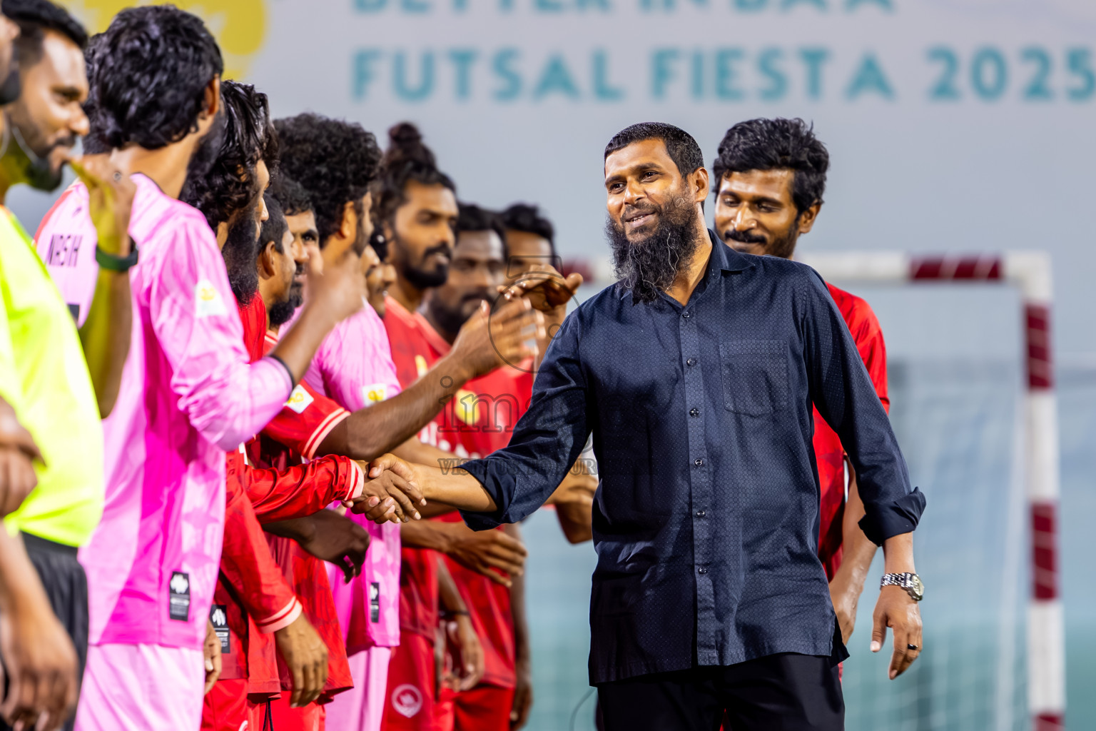 Dhonfan vs Eydhafushi in Day 4 of Better in Baa Futsal Fiesta 2025 Men's division held in B. Eydhafushi, Maldives on Saturday, 8th November 2025. Photos: Nausham Waheed / images.mv