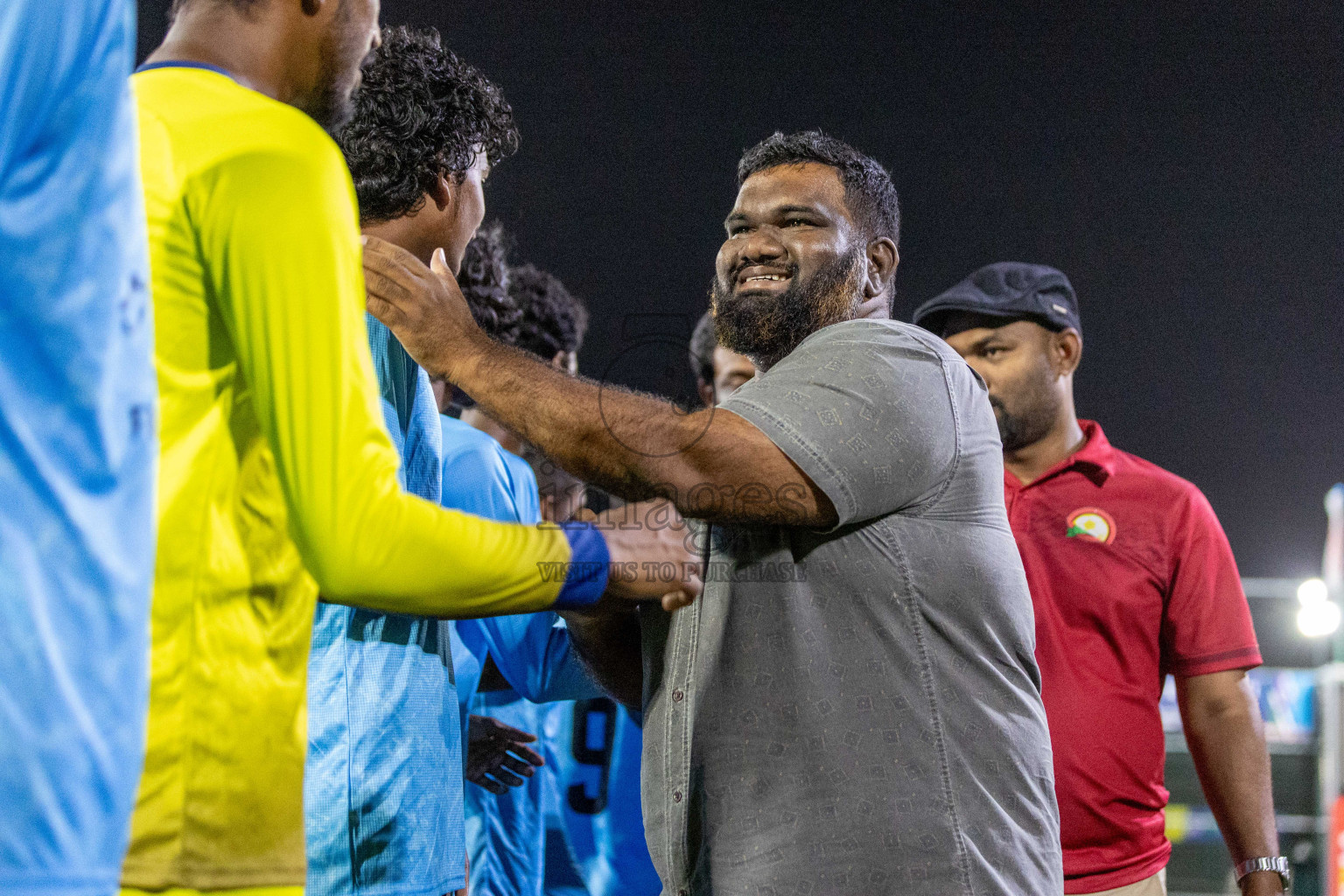 Dh Kudahuvadhoo VS Dh Meedhoo in Day 13 of Golden Futsal Challenge 2024 was held on Saturday, 27th January 2024, in Hulhumale', Maldives Photos: Nausham Waheed / images.mv