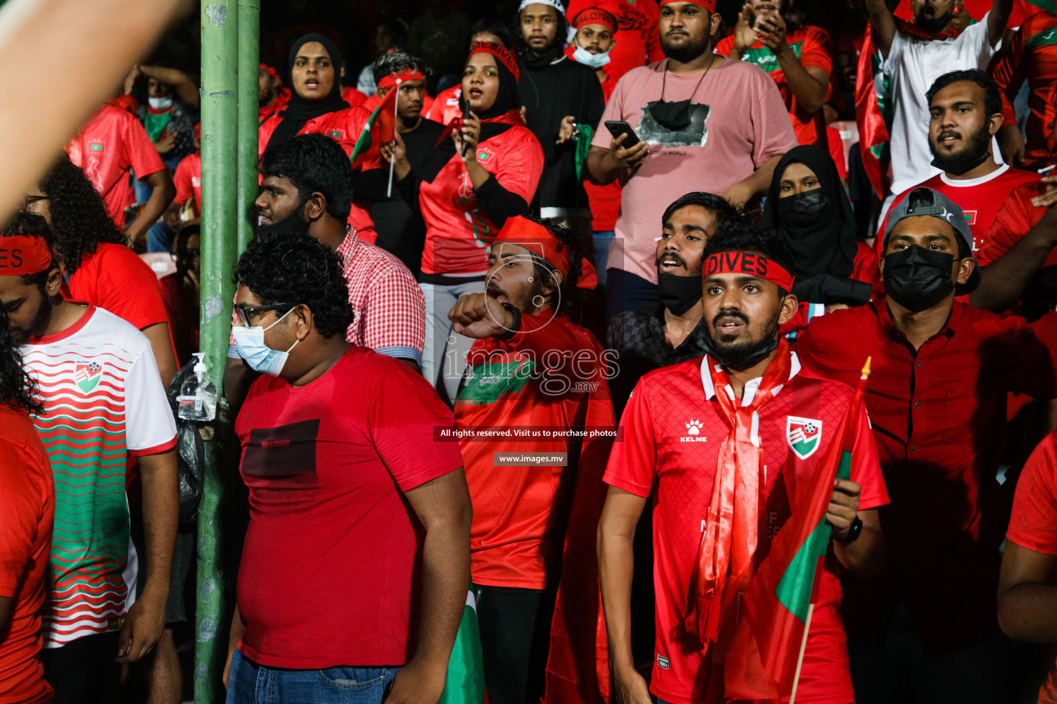 Maldives vs Nepal in SAFF Championship 2021 held on 1st October 2021 in Galolhu National Stadium, Male', Maldives