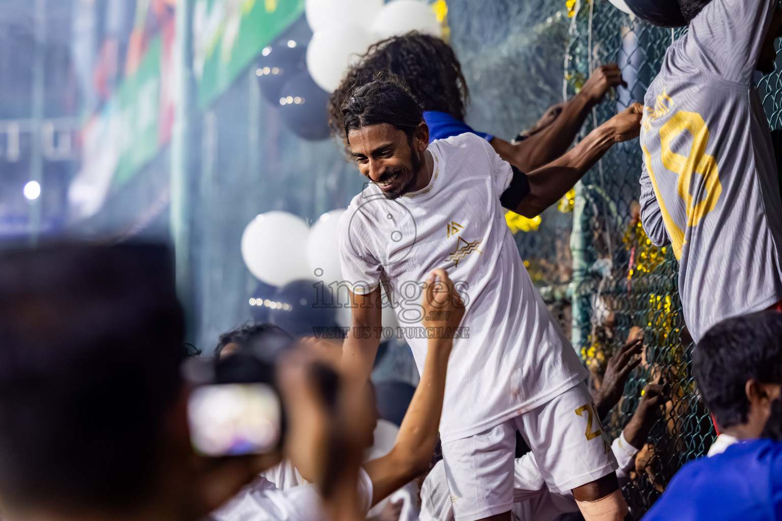 Arena vs Hawks in the Final of Milo Sector League 2025 was held in Rehendhi Futsal Ground, Hulhumale', Maldives on Tuesday, 18th November 2025. Photos: Nausham Waheed  / images.mv