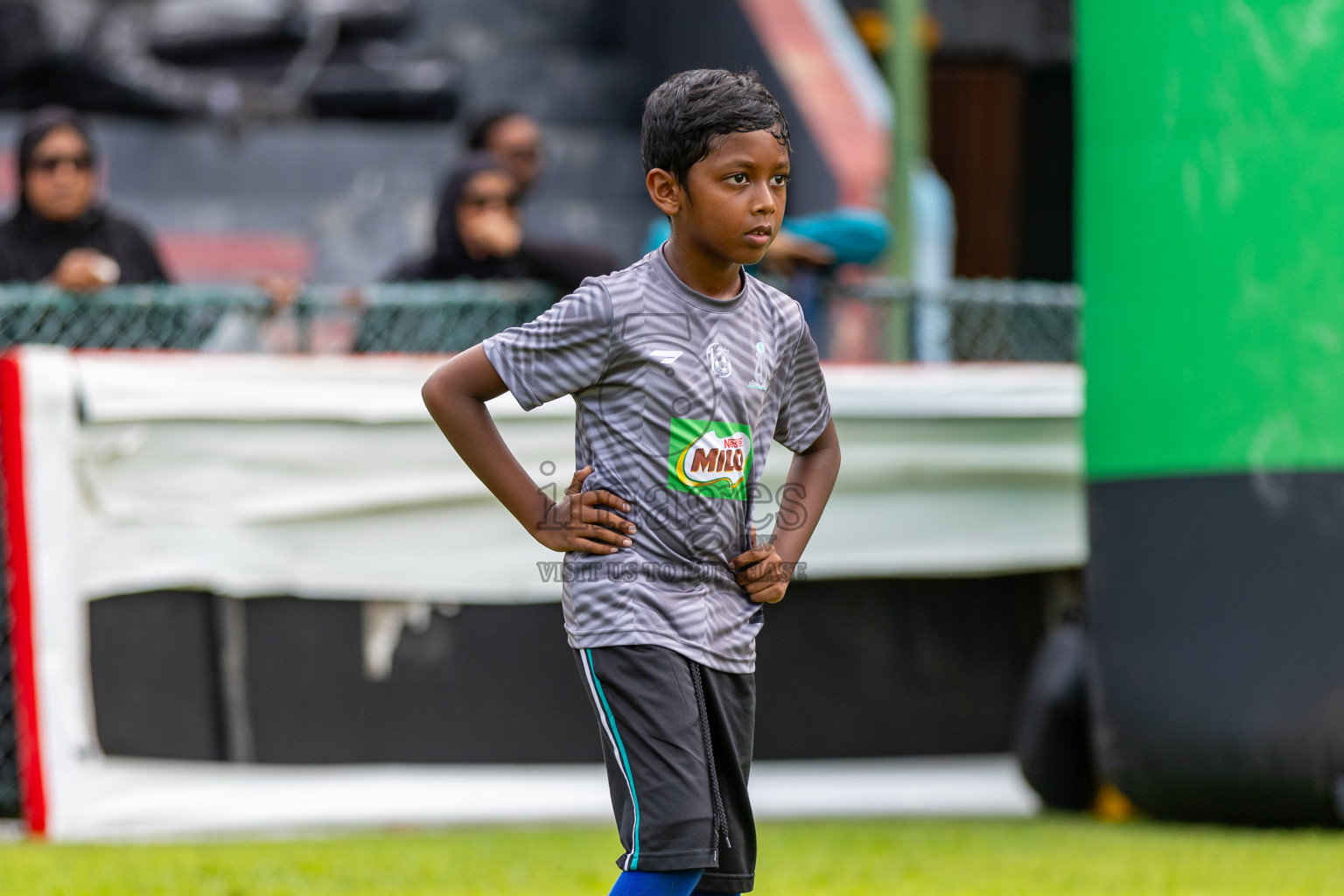 Day 2 of MILO Kids Football Fiesta was held at National Stadium in Male', Maldives on Saturday, 24th February 2024.