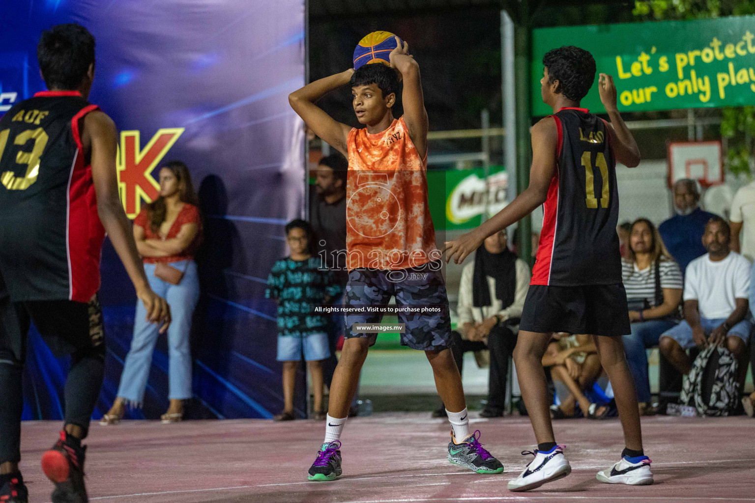 Day2 of Slamdunk by Sosal on 13th April 2023 held in Male'. Photos: Nausham waheed /images.mv