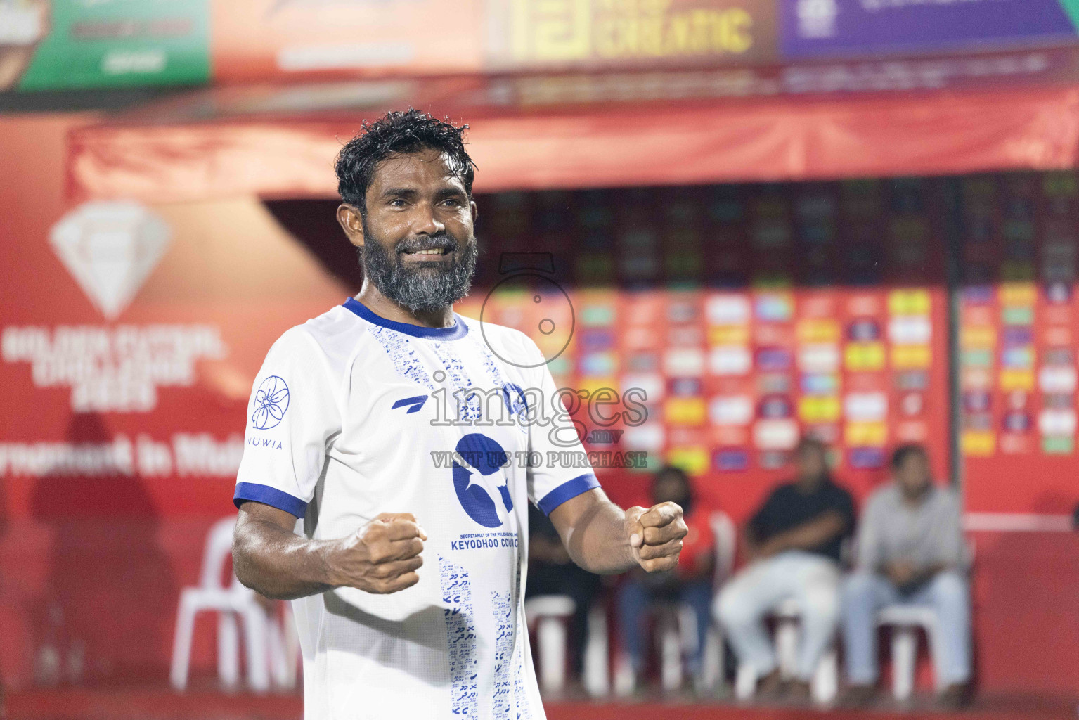 V Felidhoo vs V Keyodhoo in Atoll Round Final on Day 22 of Golden Futsal Challenge 2025 was held on Sunday , 26th January 2025, in Hulhumale', Maldives.
Photos: Ismail Thoriq / images.mv