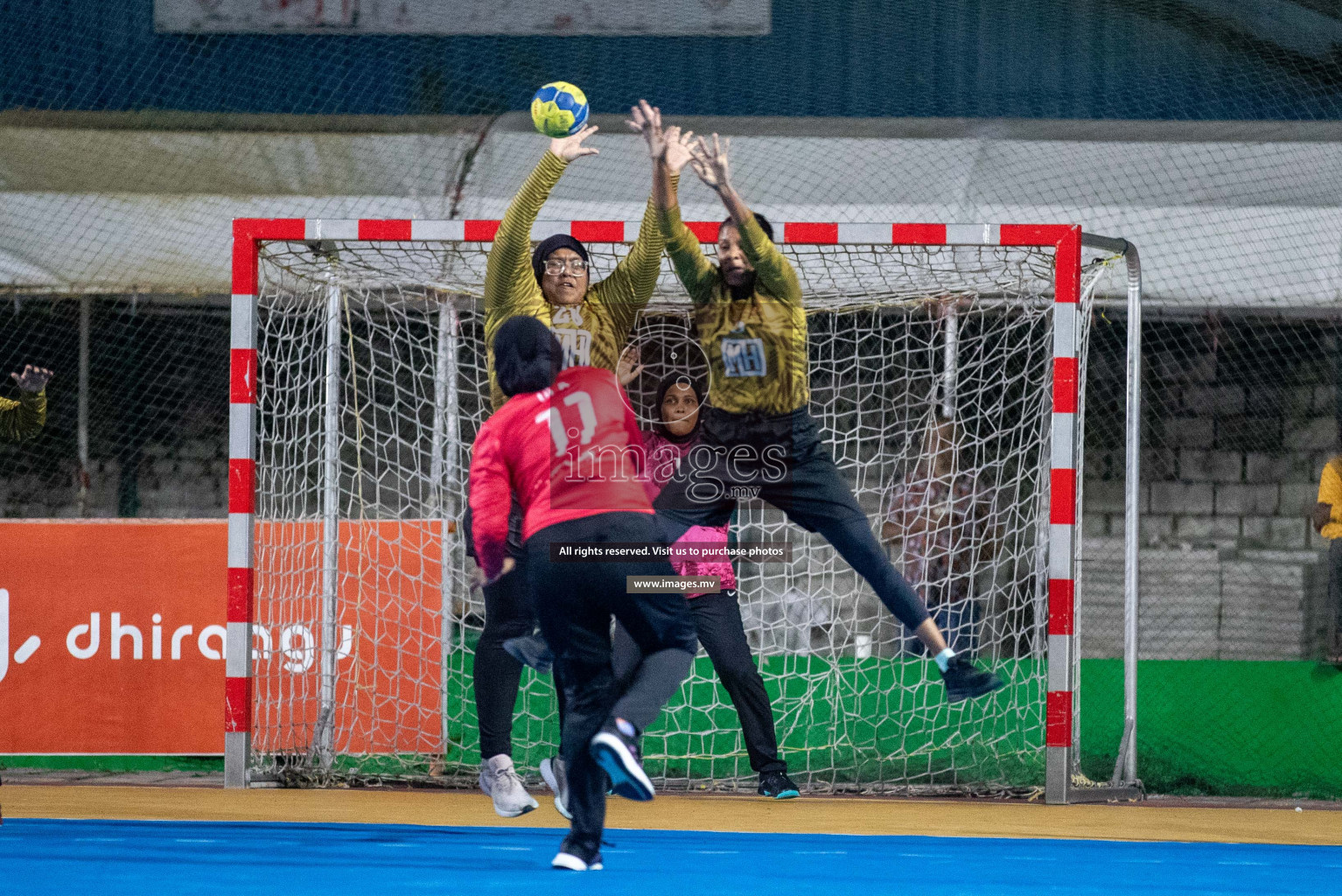 Day 6 of 6th MILO Handball Maldives Championship 2023, held in Handball ground, Male', Maldives on Thursday, 25th May 2023 Photos: Shuu Abdul Sattar/ Images.mv